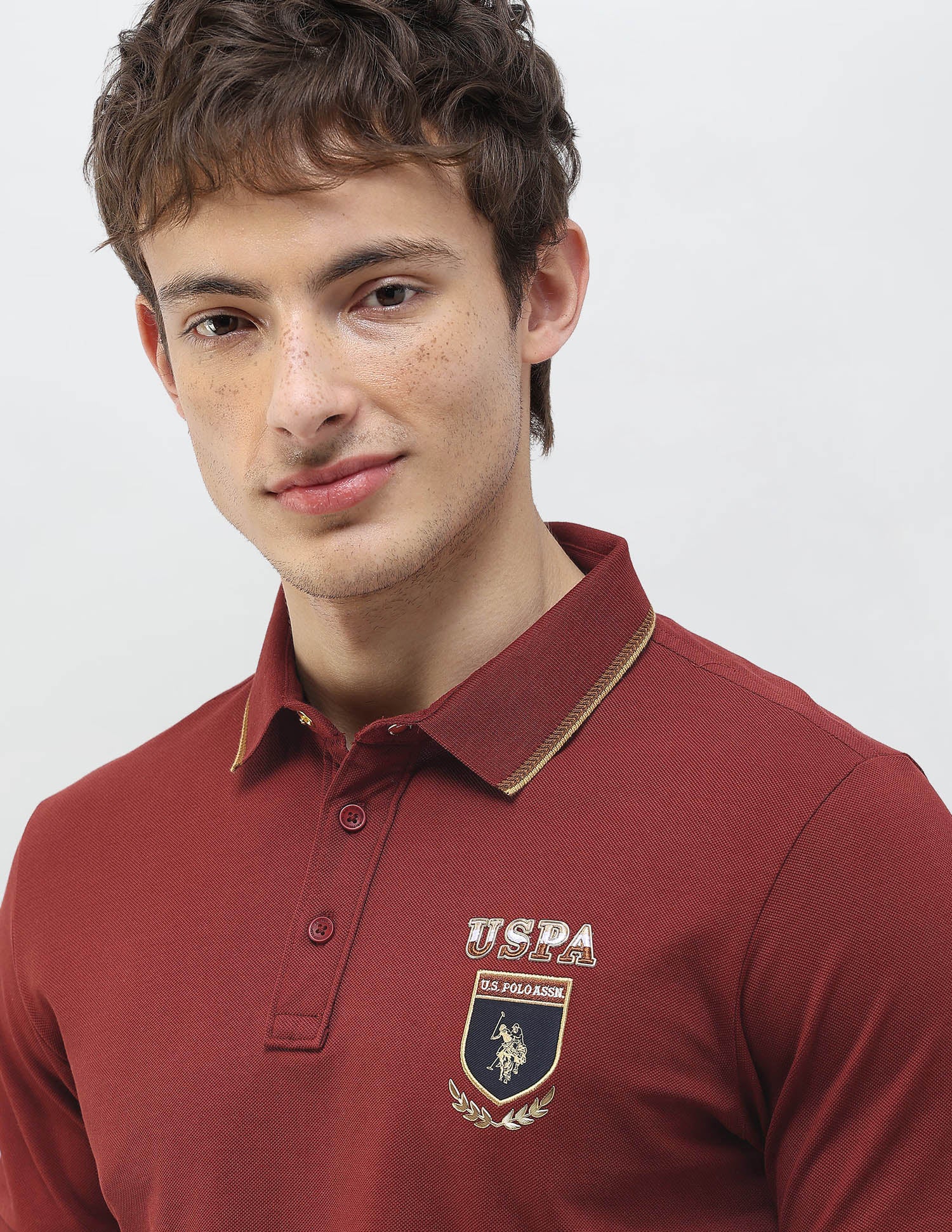 Solid Regular Fit Polo Shirt - Image 7