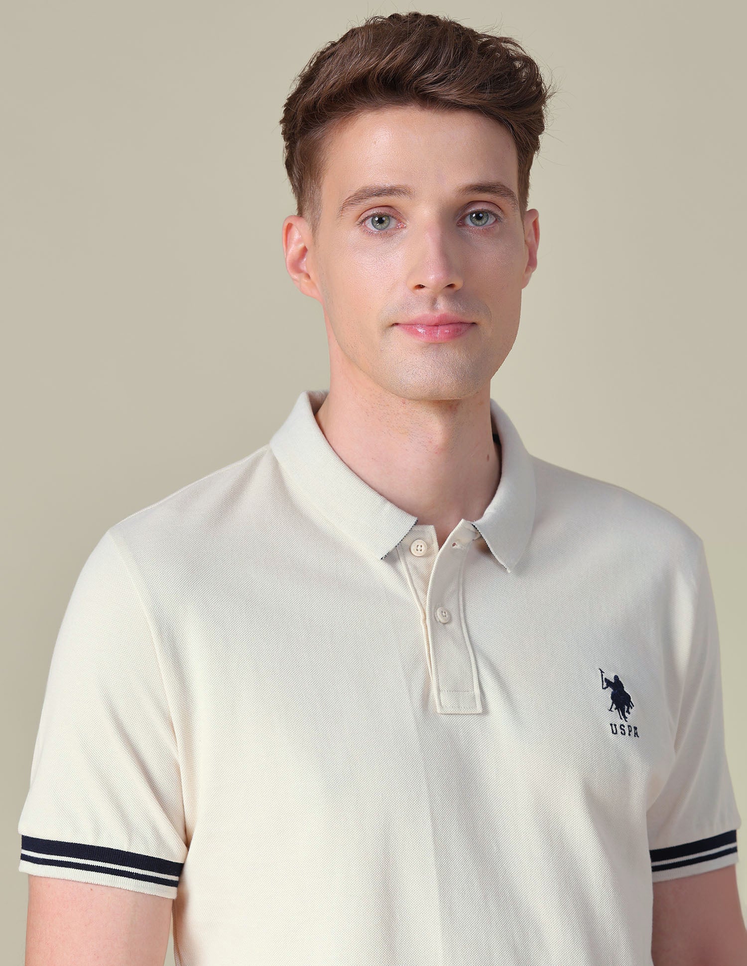 Solid Regular Fit Polo Shirt - Image 7