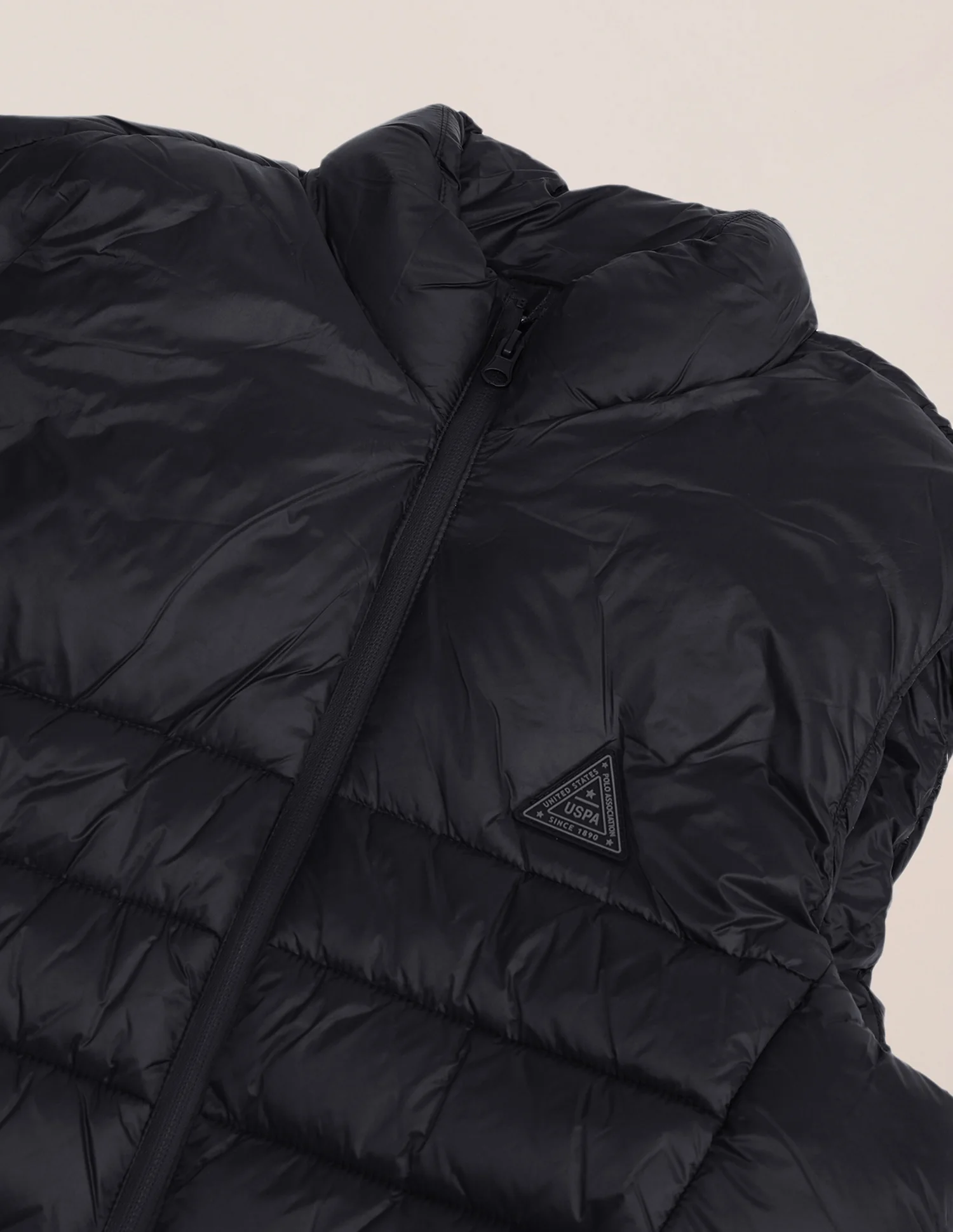 Solid Regular Fit Puffer Jacket - Image 2