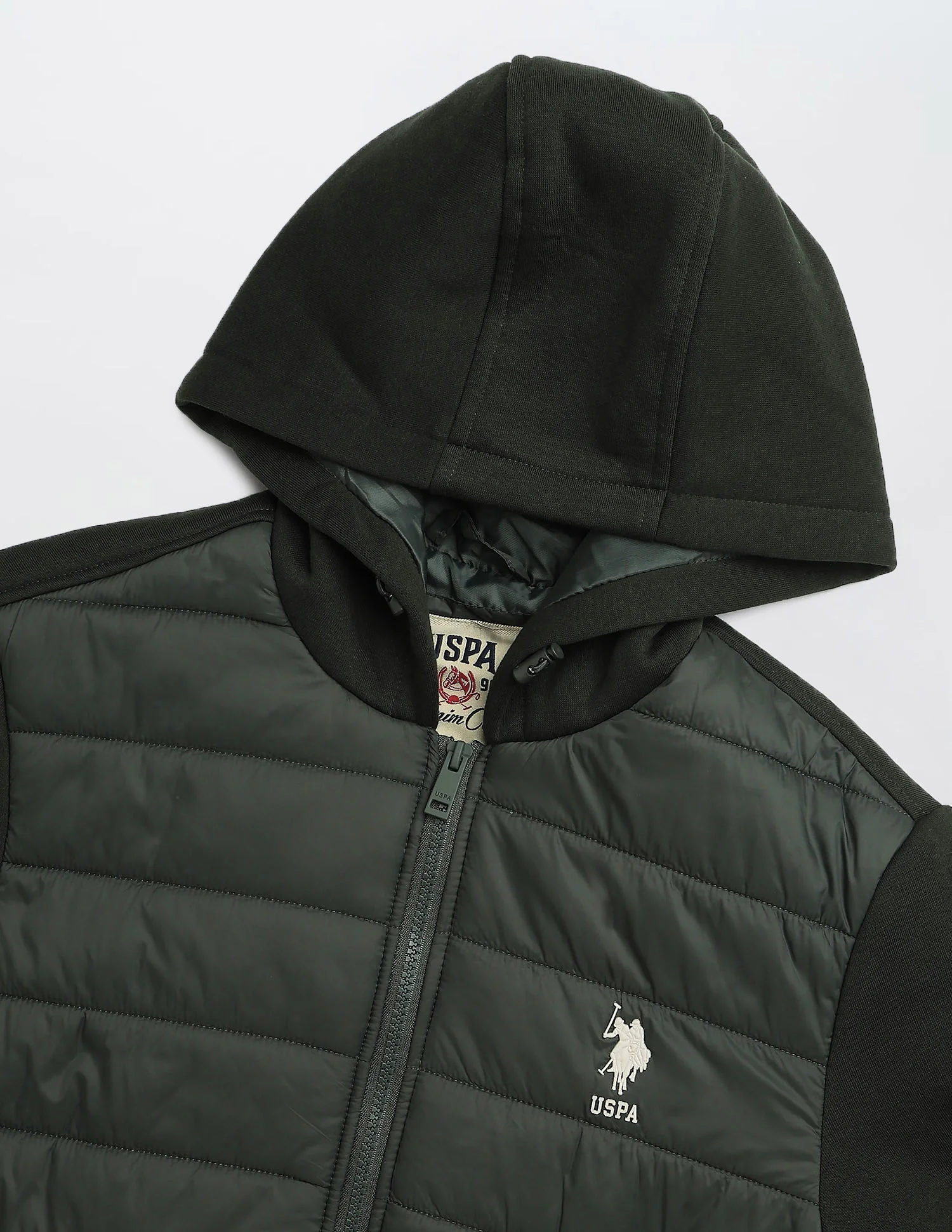 Solid Regular Fit Puffer Jacket - Image 2