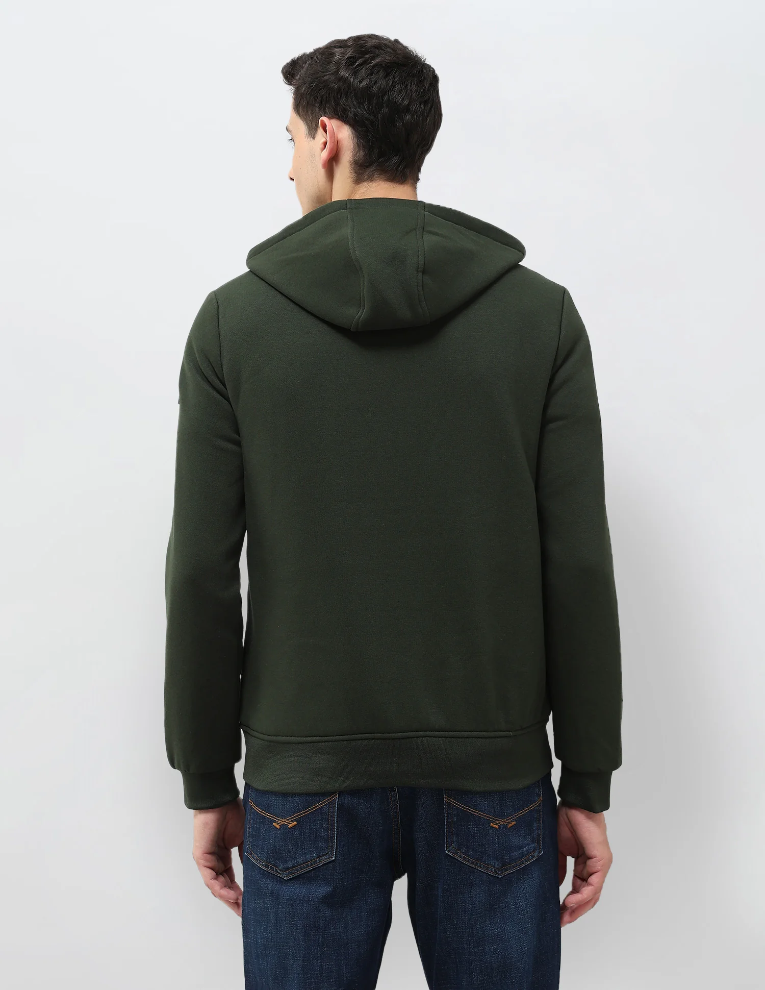 Solid Regular Fit Puffer Jacket - Image 5
