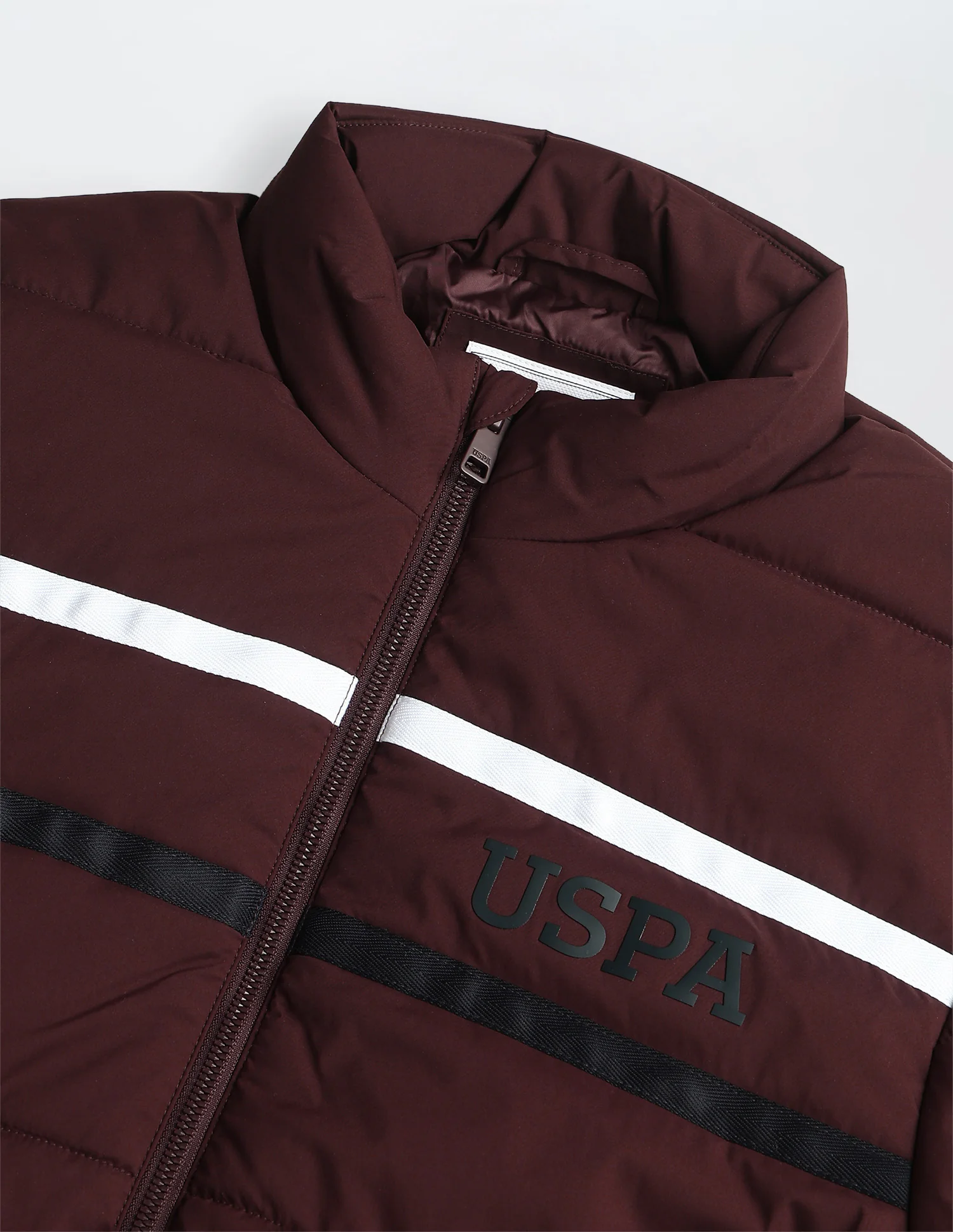 Solid Regular Fit Puffer Jacket - Image 2