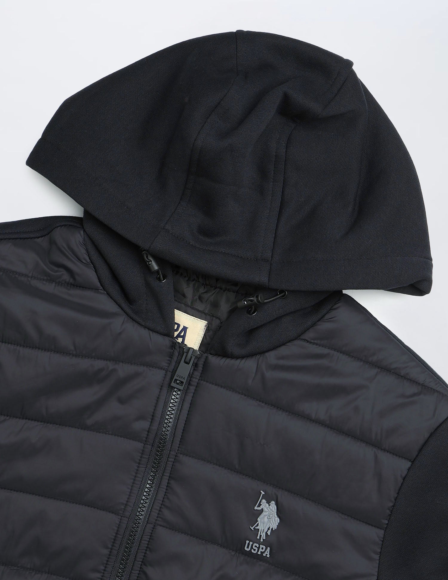 Solid Regular Fit Puffer Jacket - Image 2