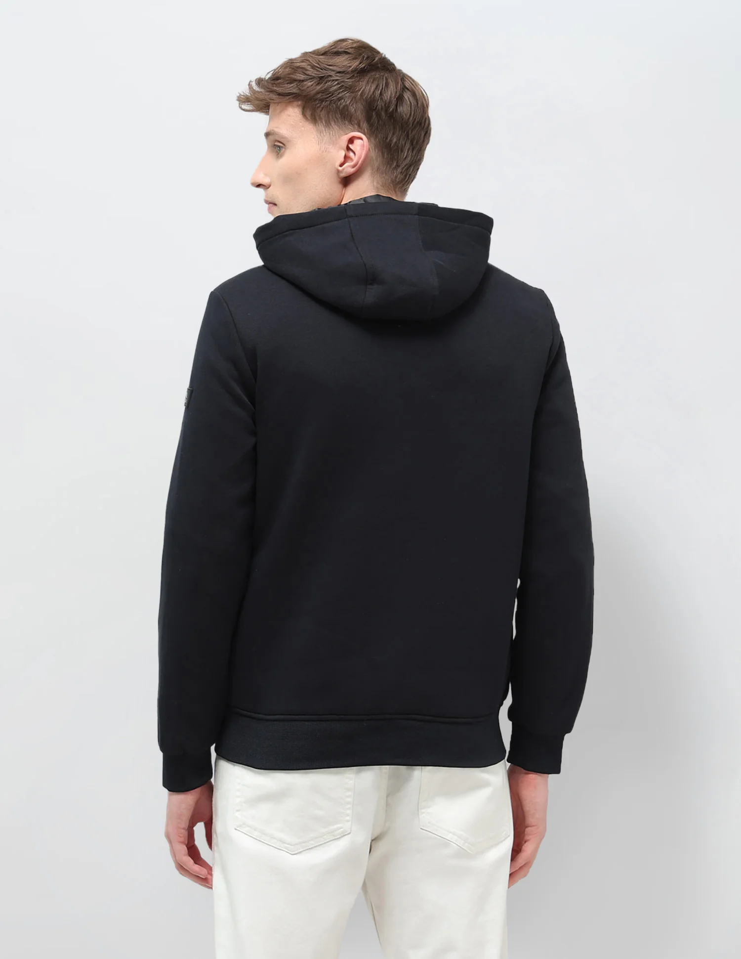 Solid Regular Fit Puffer Jacket - Image 5
