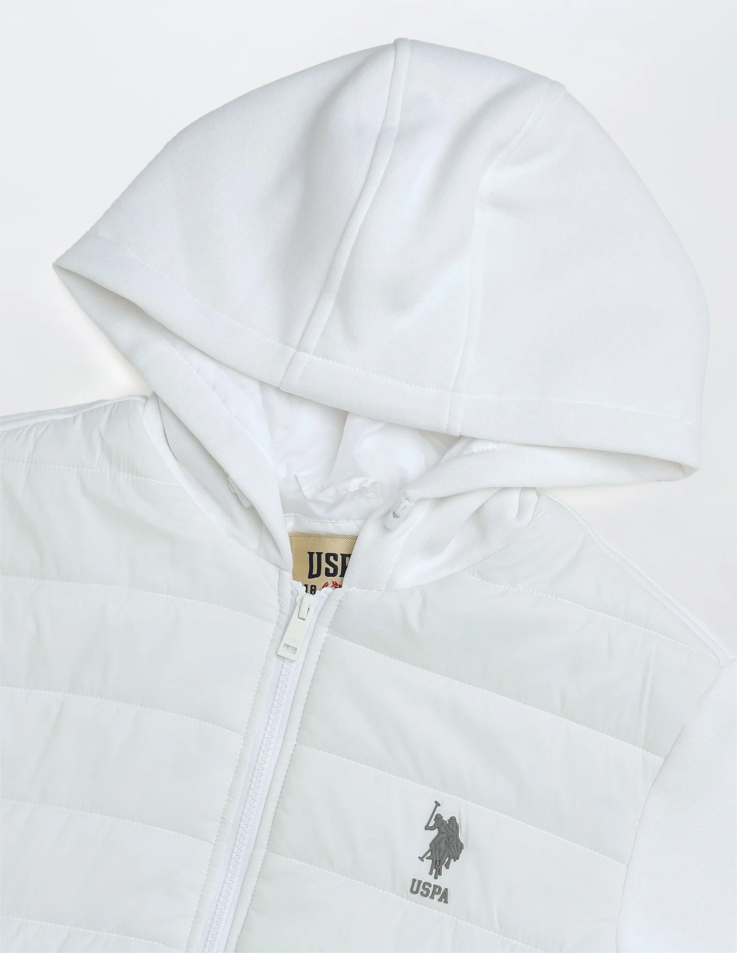Solid Regular Fit Puffer Jacket - Image 2