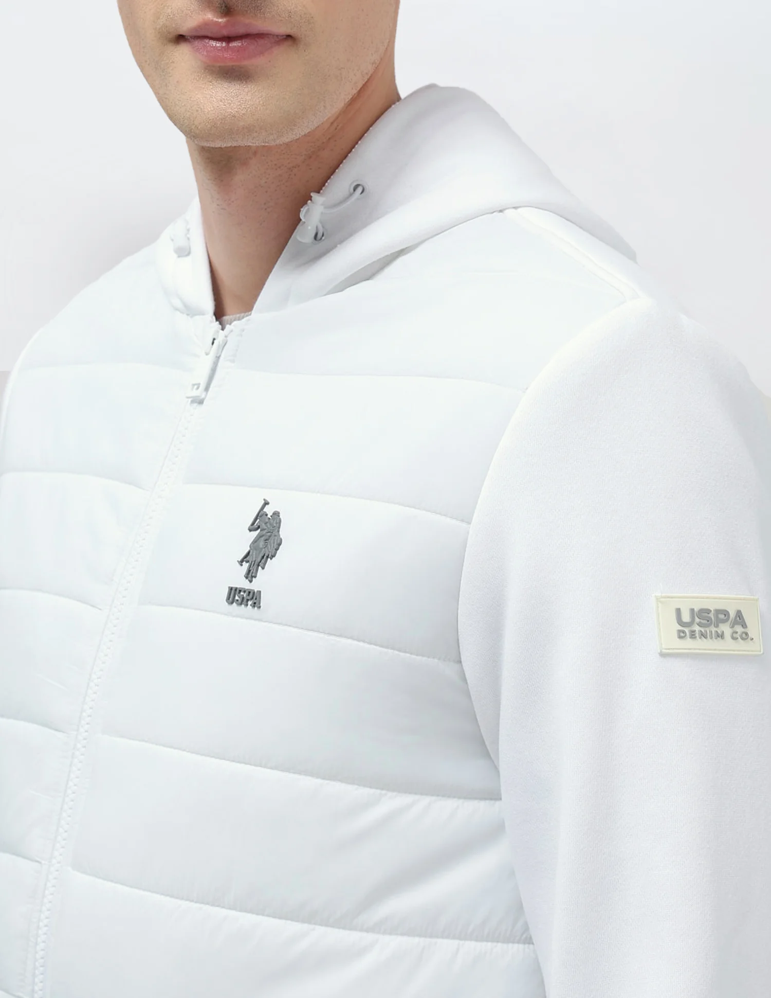 Solid Regular Fit Puffer Jacket - Image 7