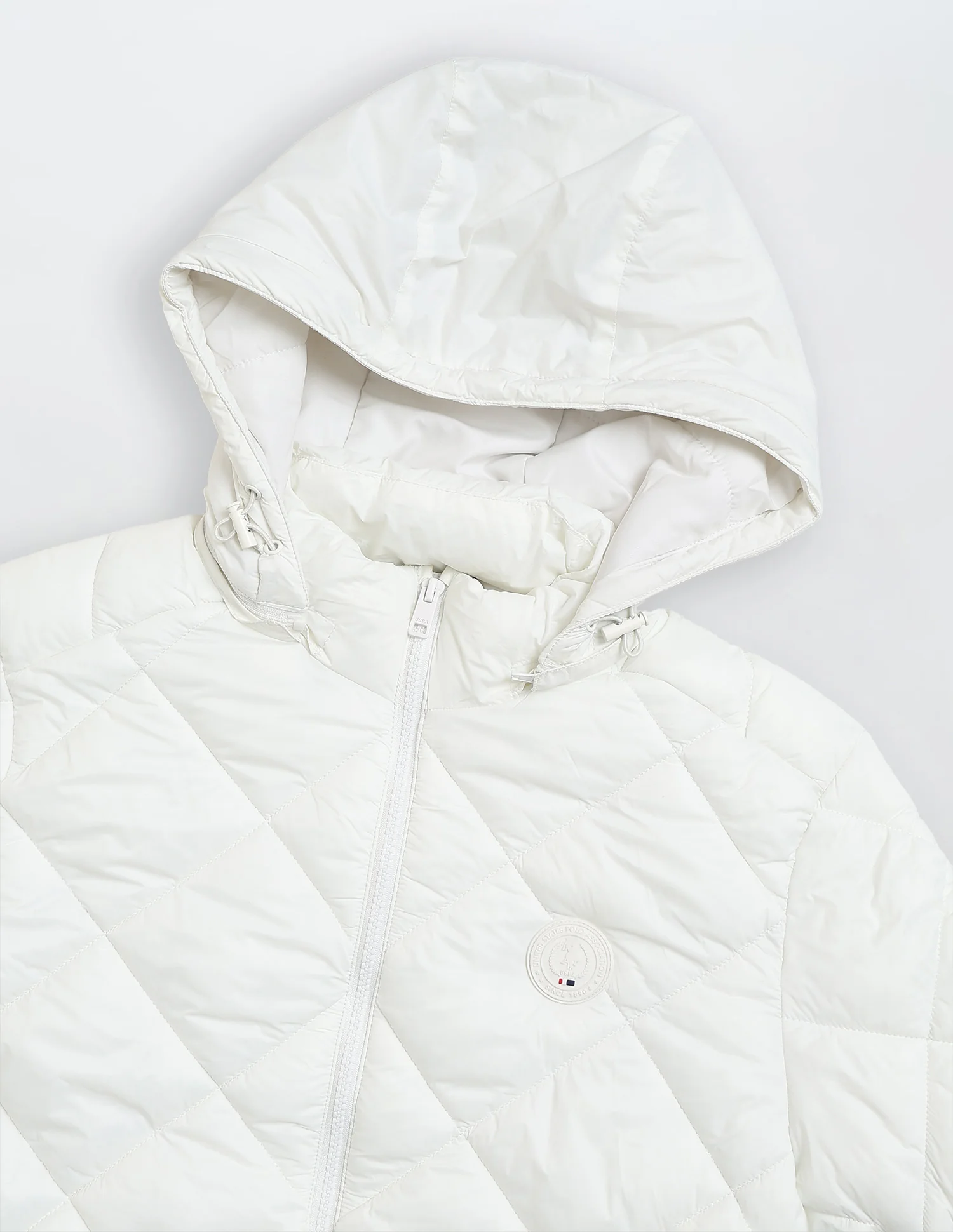 Solid Regular Fit Puffer Jacket - Image 2