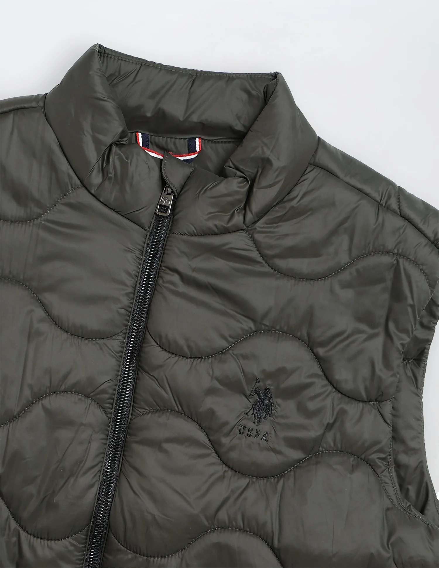 Solid Regular Fit Quilted Jacket - Image 2