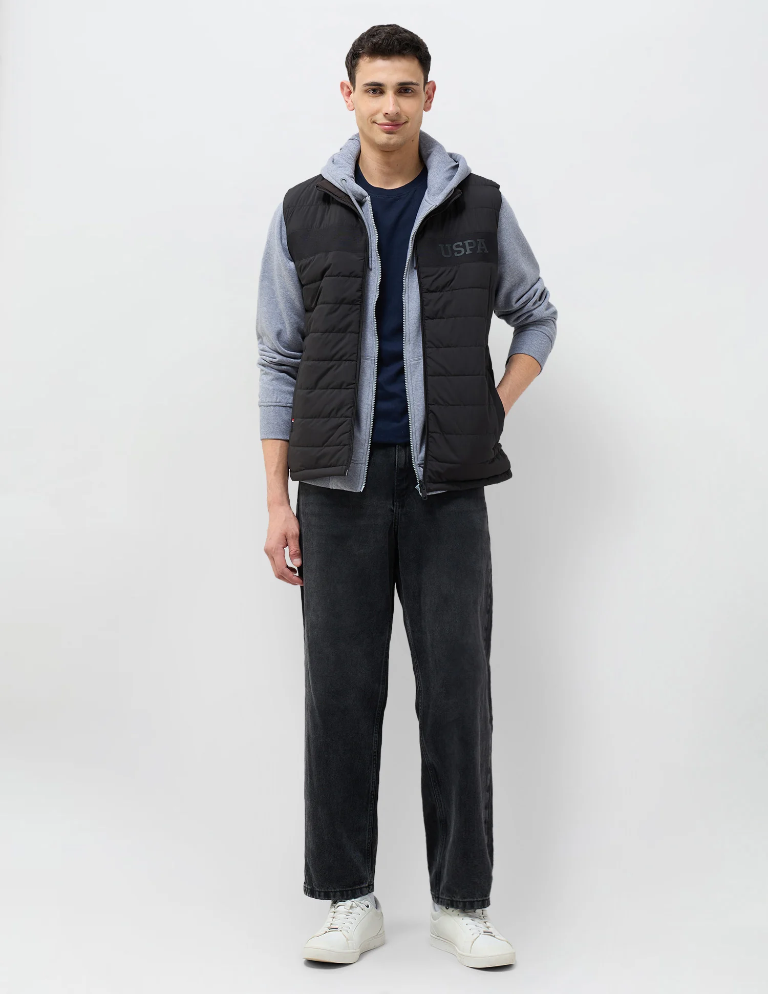 Solid Regular Fit Reversible Jacket - Image 3