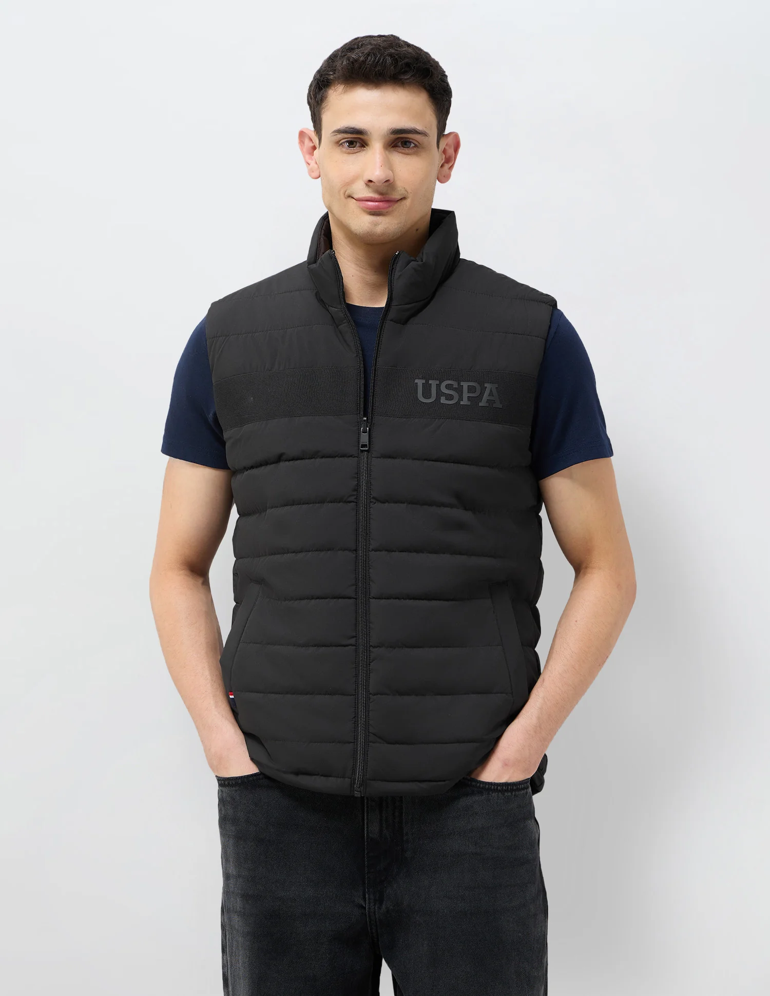 Solid Regular Fit Reversible Jacket - Image 6