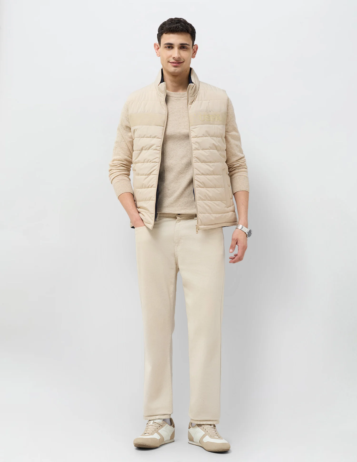 Solid Regular Fit Reversible Jacket - Image 3
