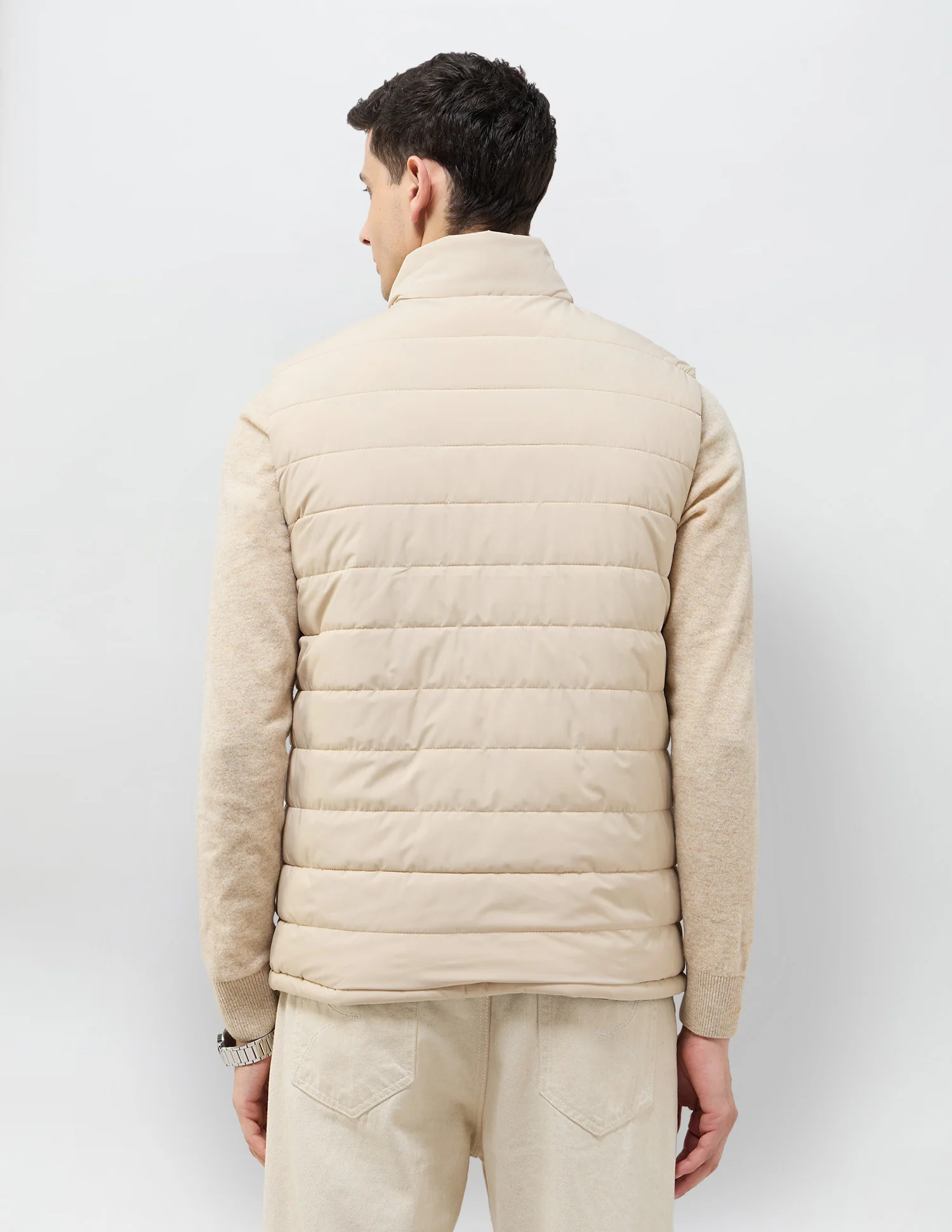 Solid Regular Fit Reversible Jacket - Image 5