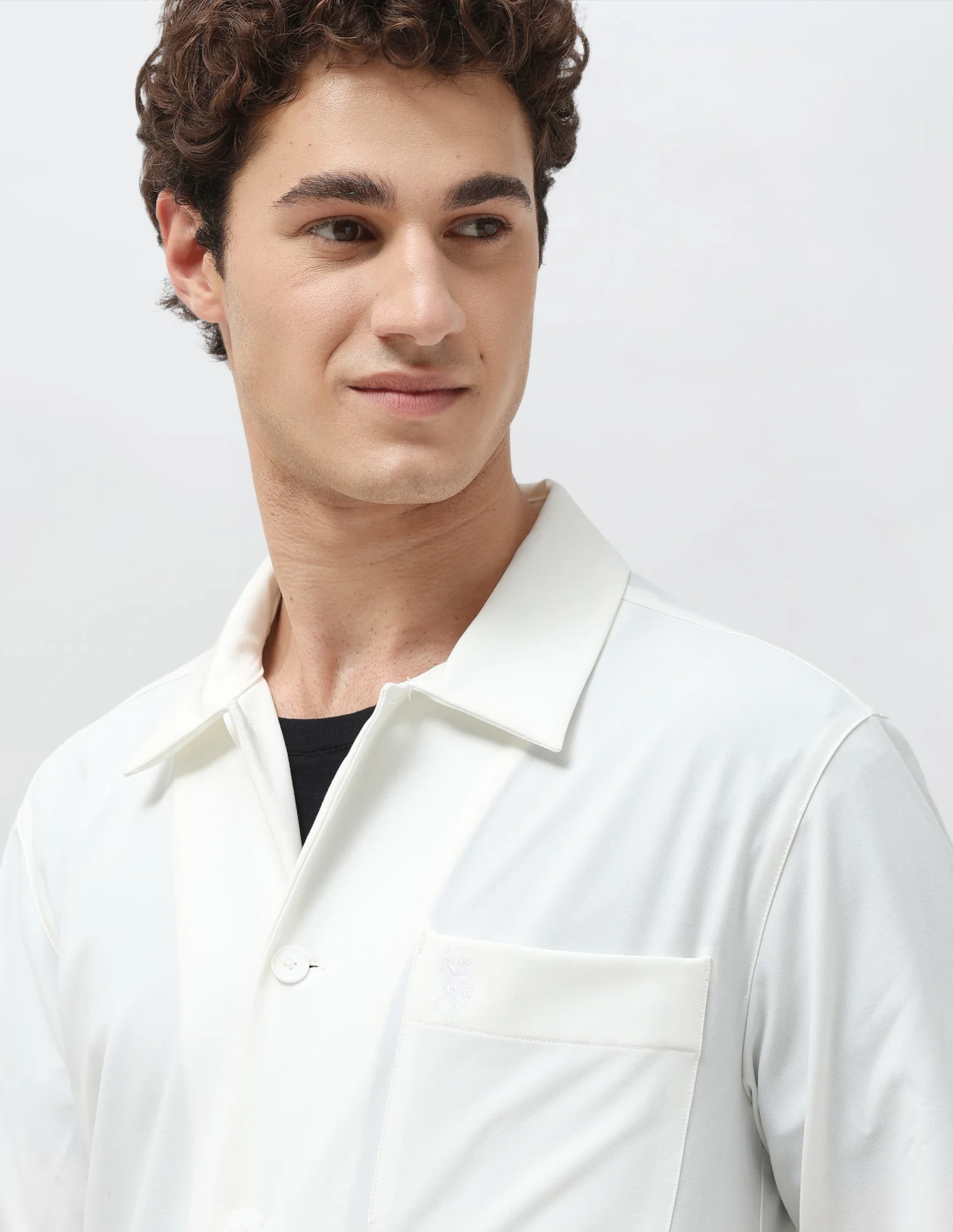 Solid Regular Fit Shacket - Image 7