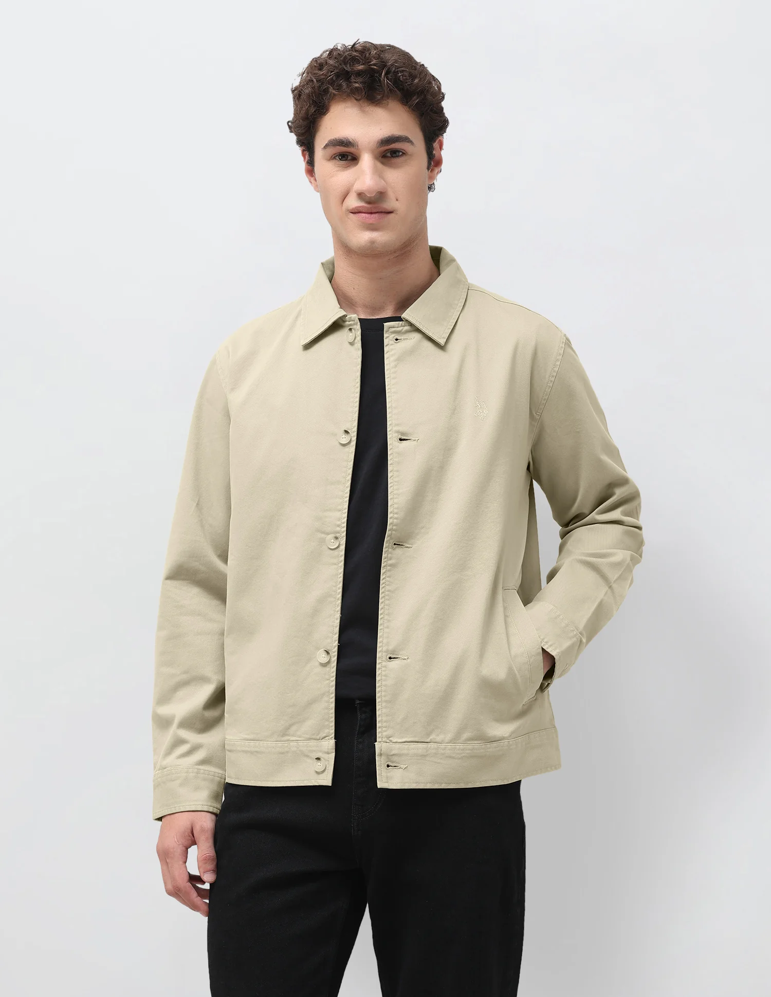 Solid Regular Fit Shacket