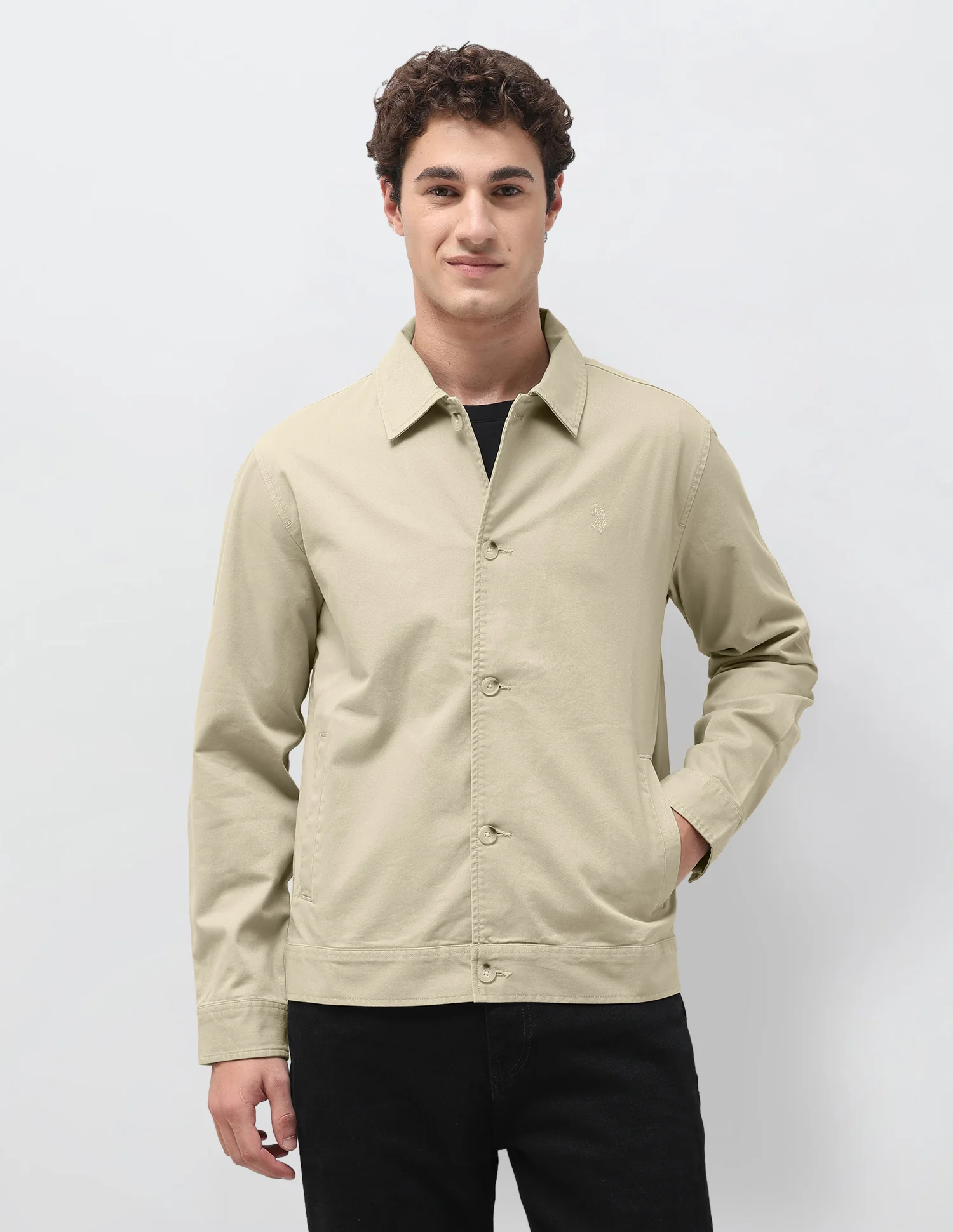 Solid Regular Fit Shacket - Image 6