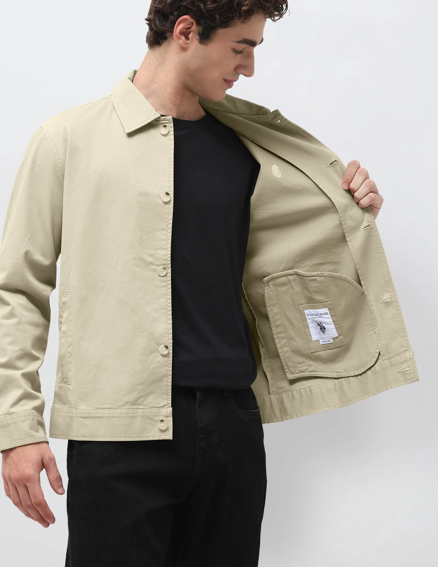 Solid Regular Fit Shacket - Image 8