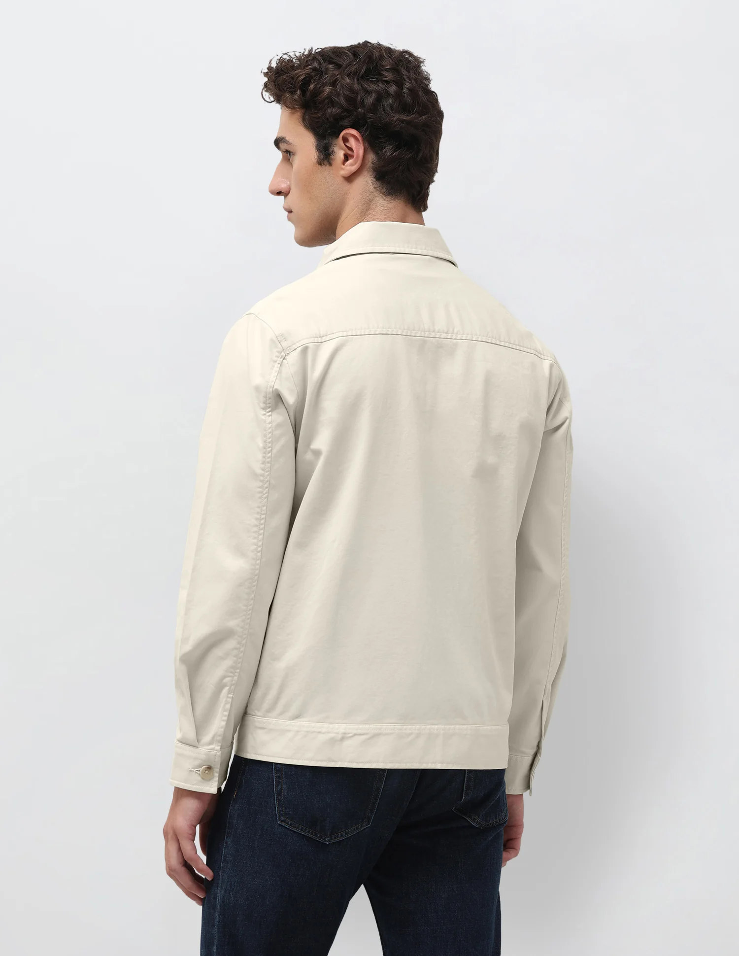 Solid Regular Fit Shacket - Image 5