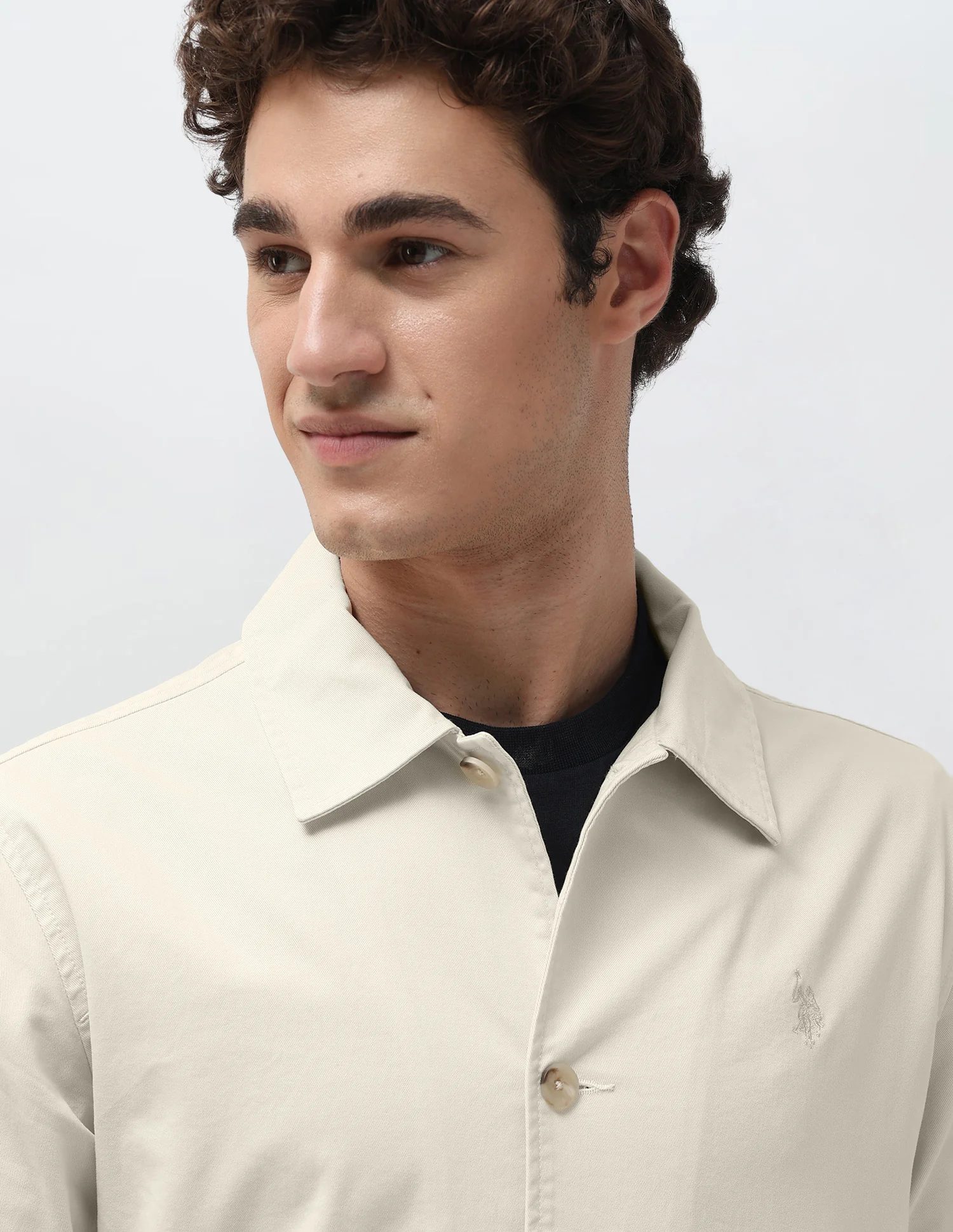 Solid Regular Fit Shacket - Image 7