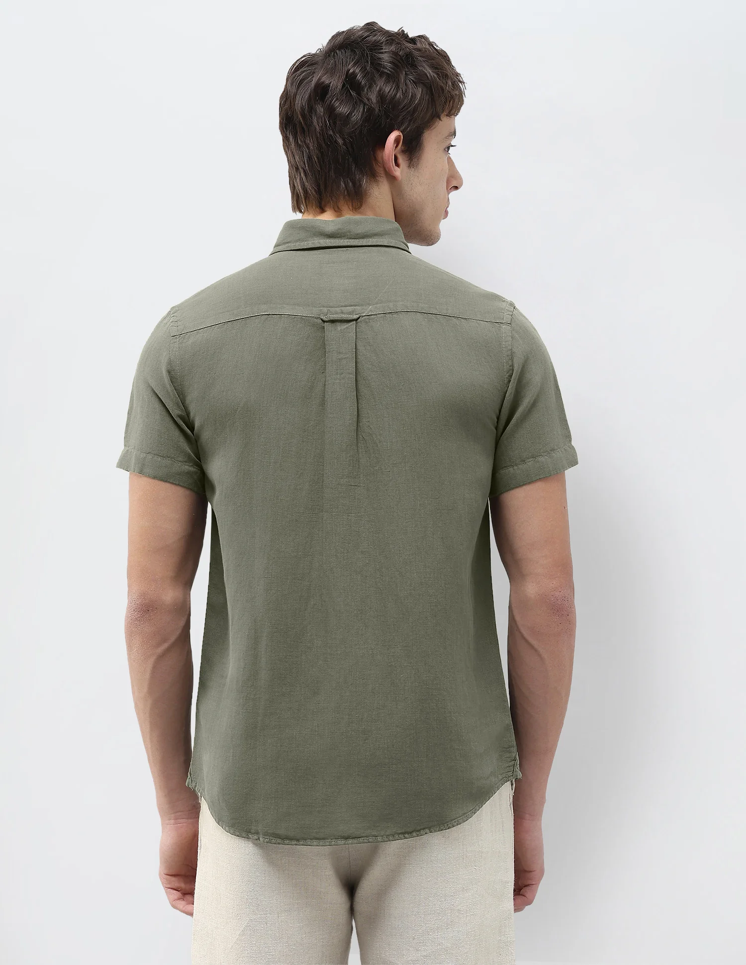 Solid Regular Fit Shirt - Image 5