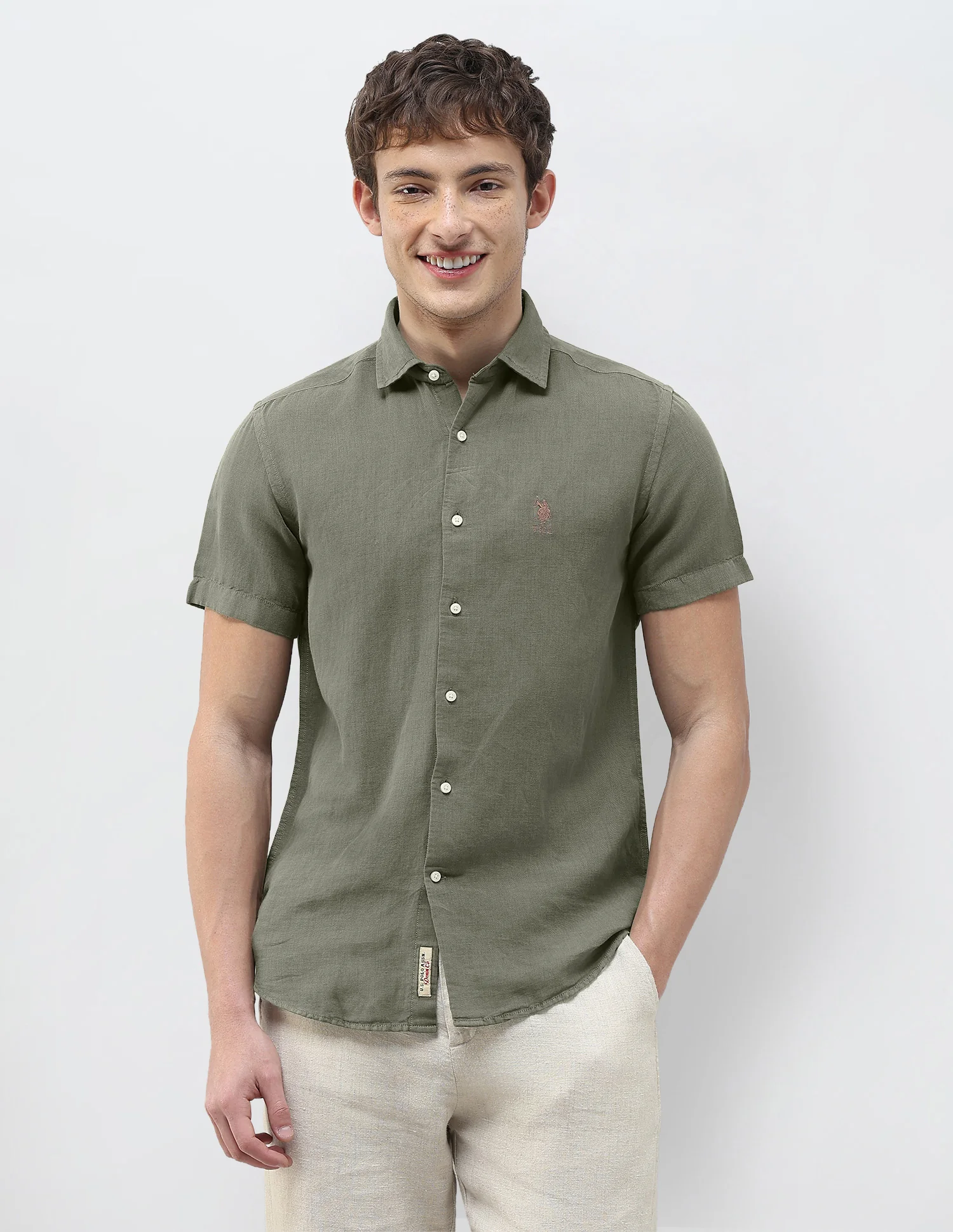 Solid Regular Fit Shirt - Image 6