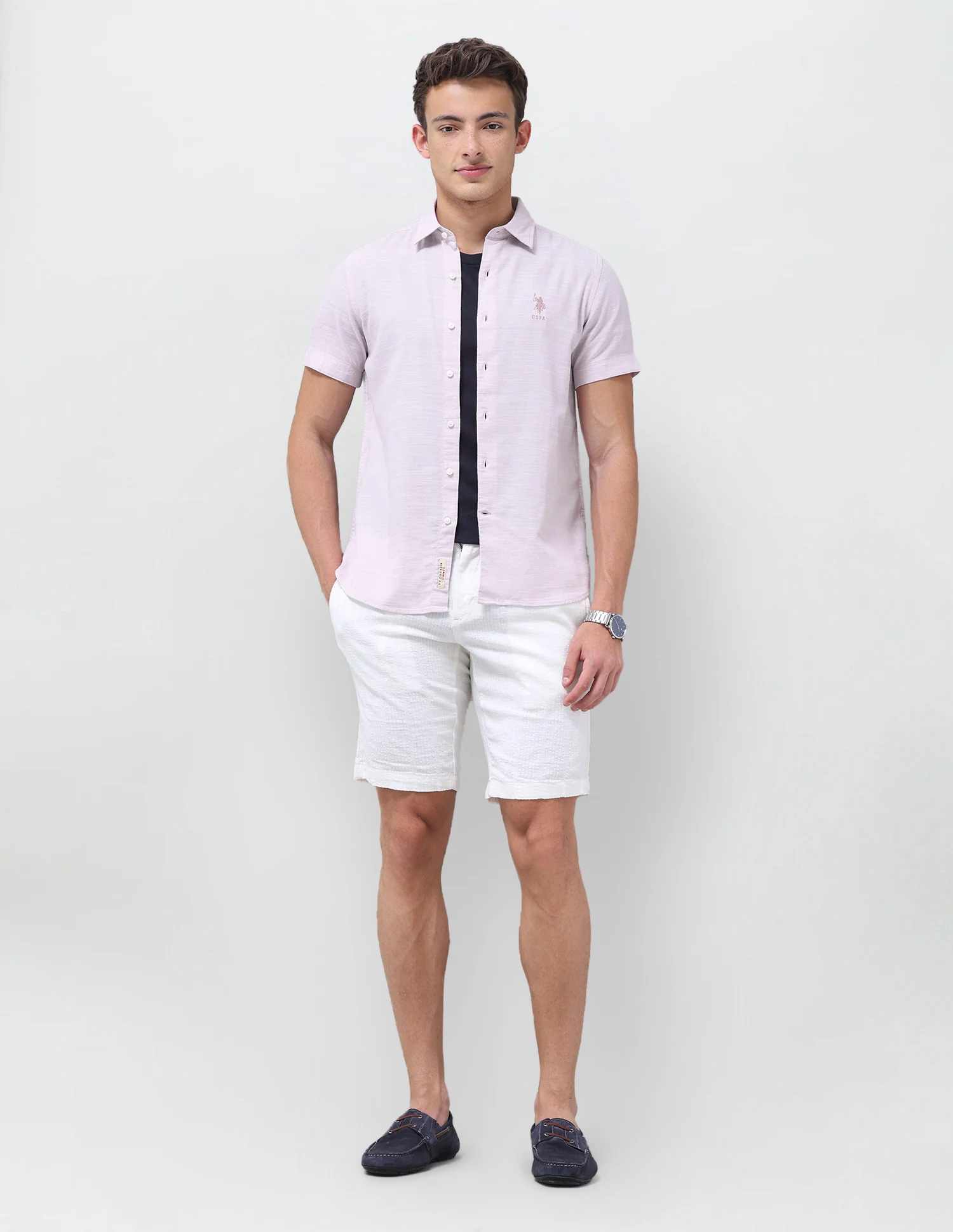Solid Regular Fit Shirt - Image 3