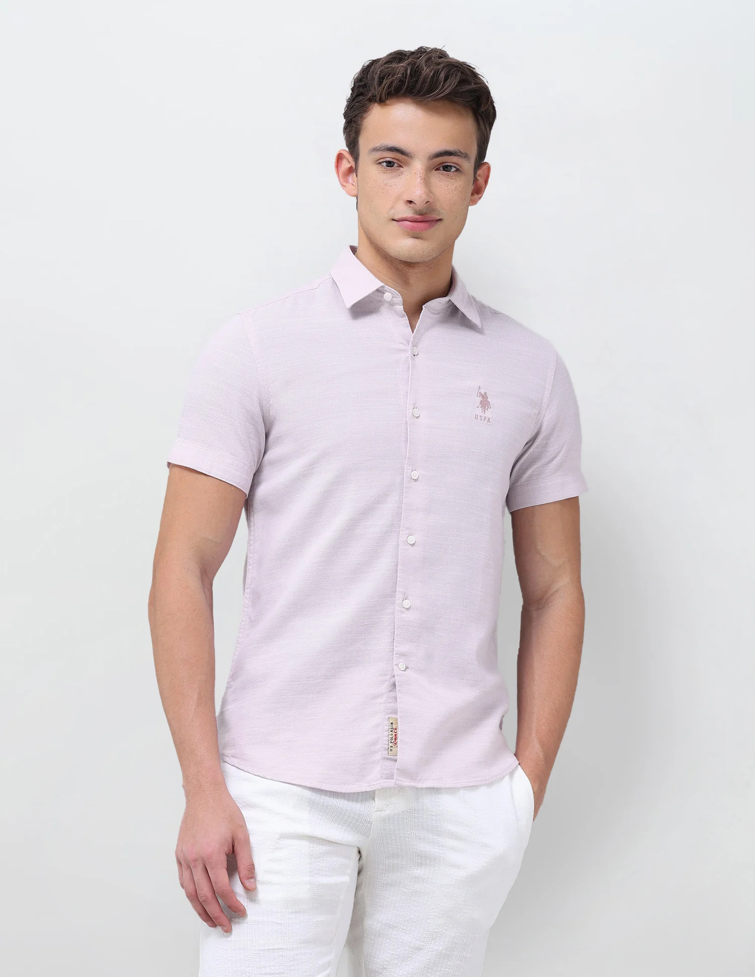 Solid Regular Fit Shirt - Image 4