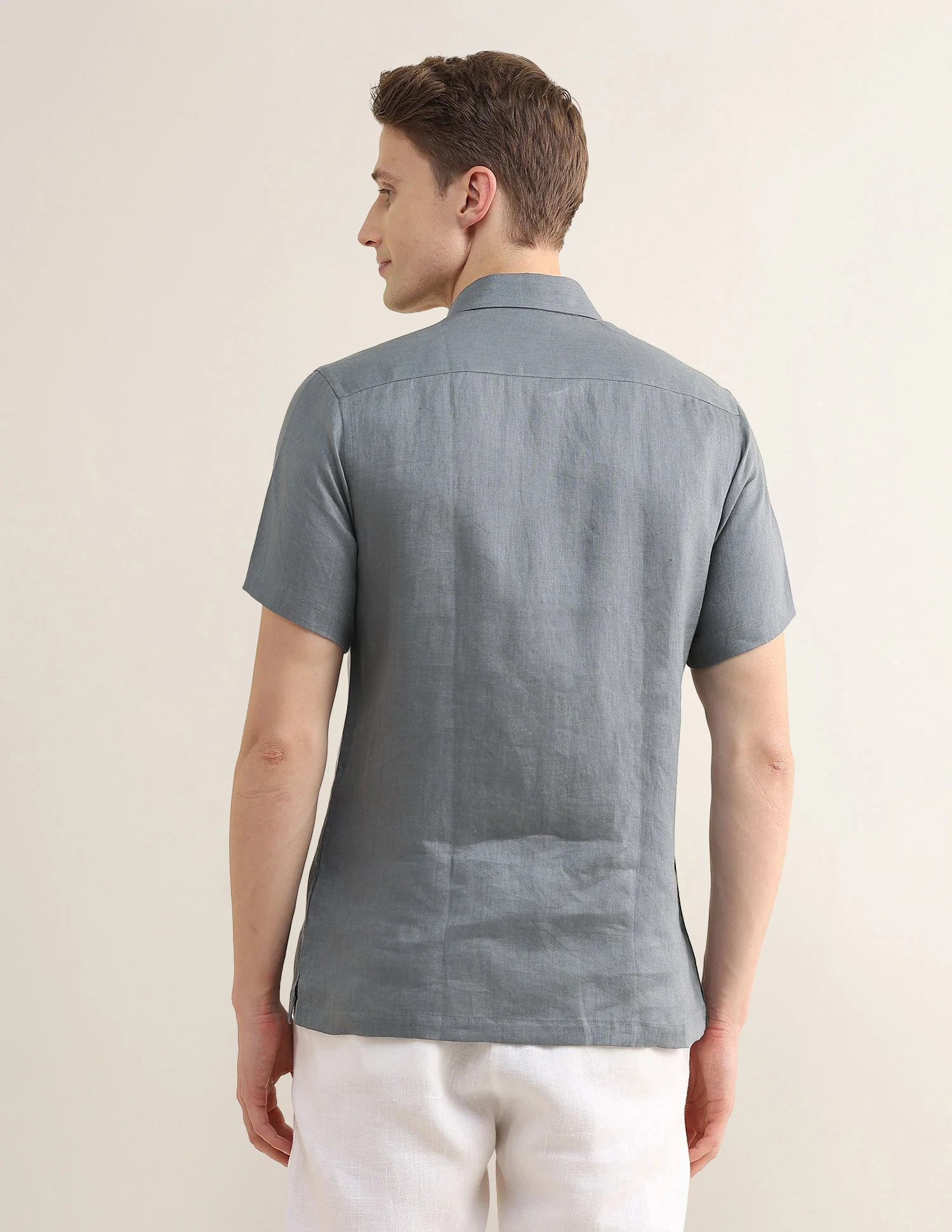Solid Regular Fit Shirt - Image 5