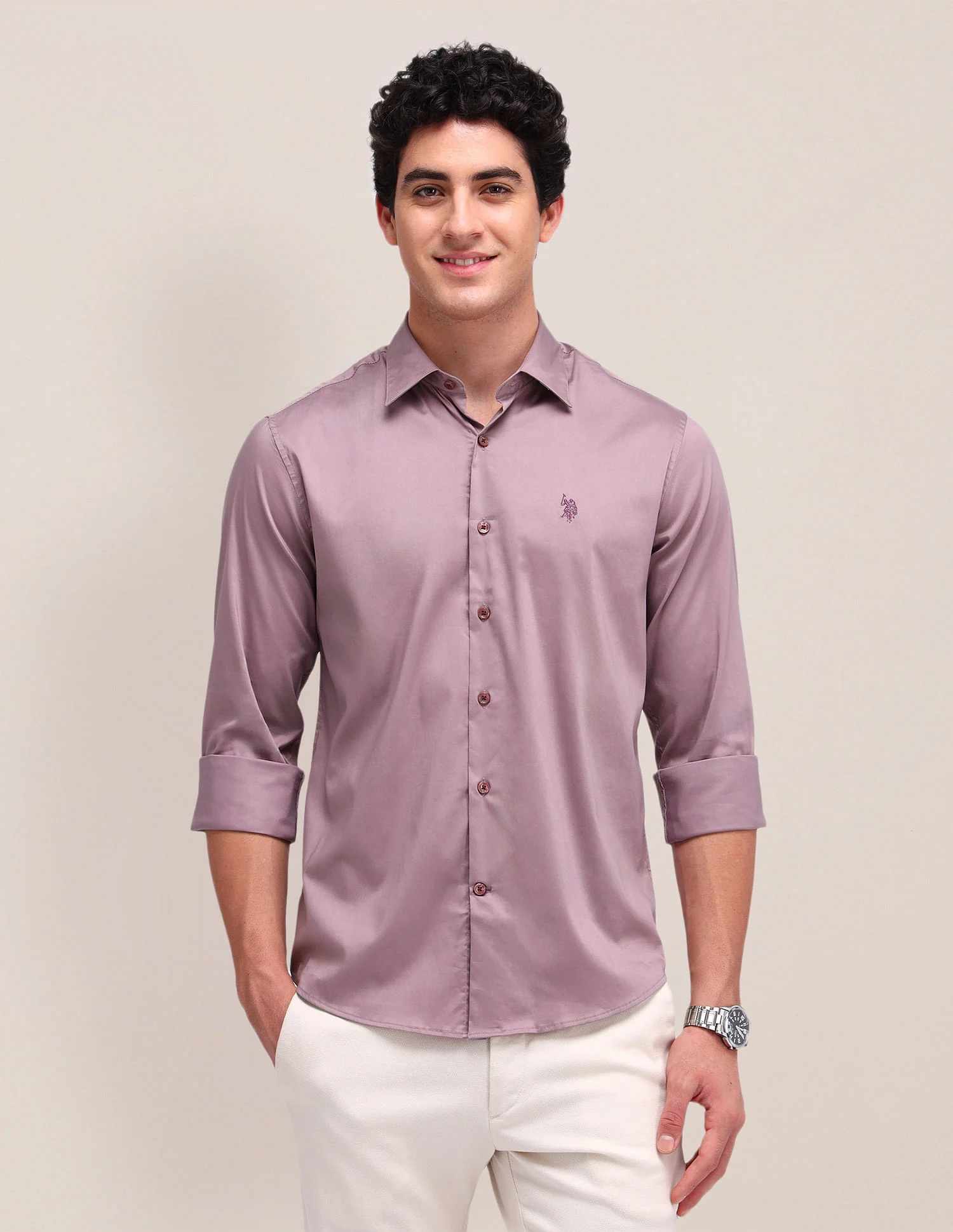 Solid Regular Fit Shirt