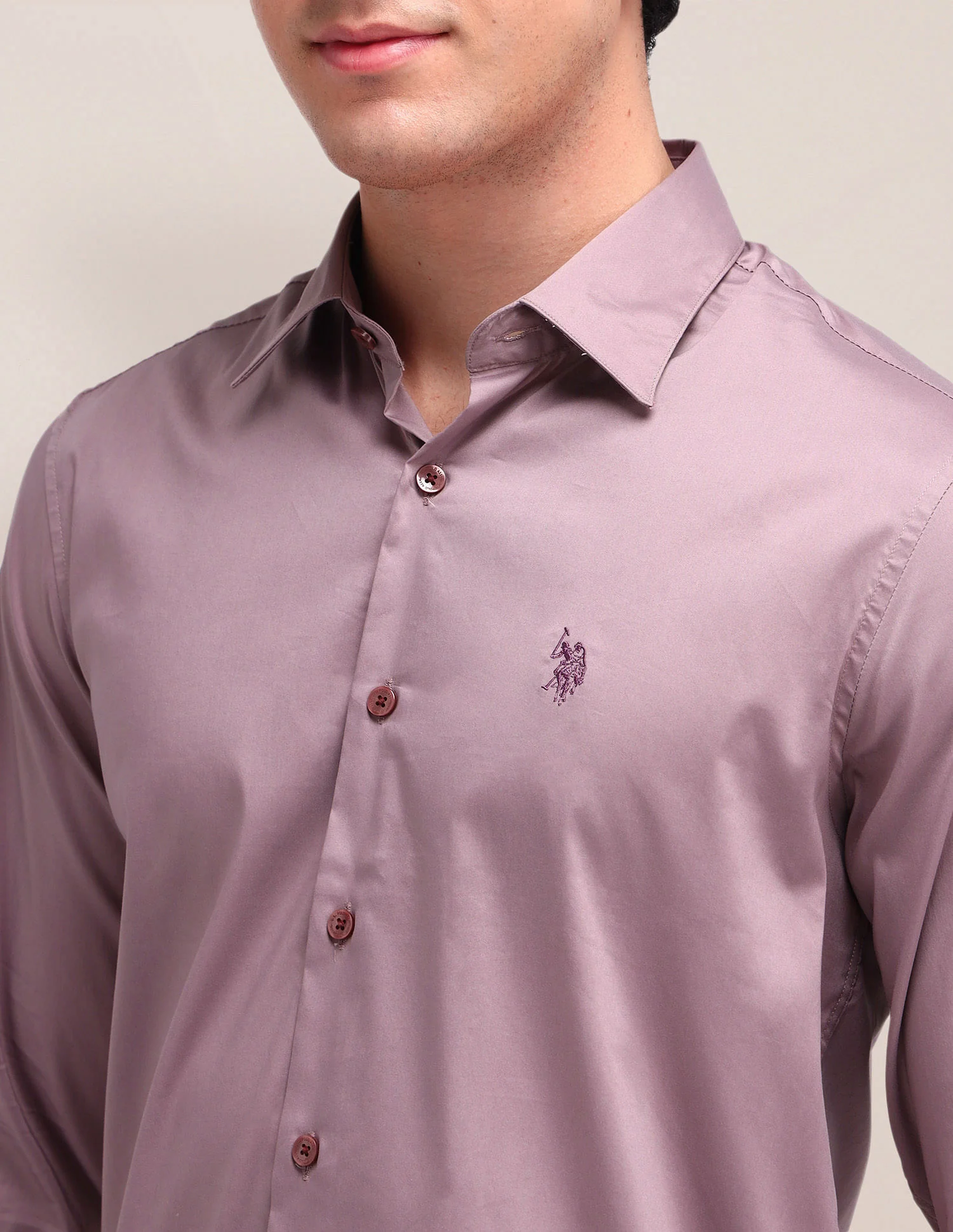 Solid Regular Fit Shirt - Image 7
