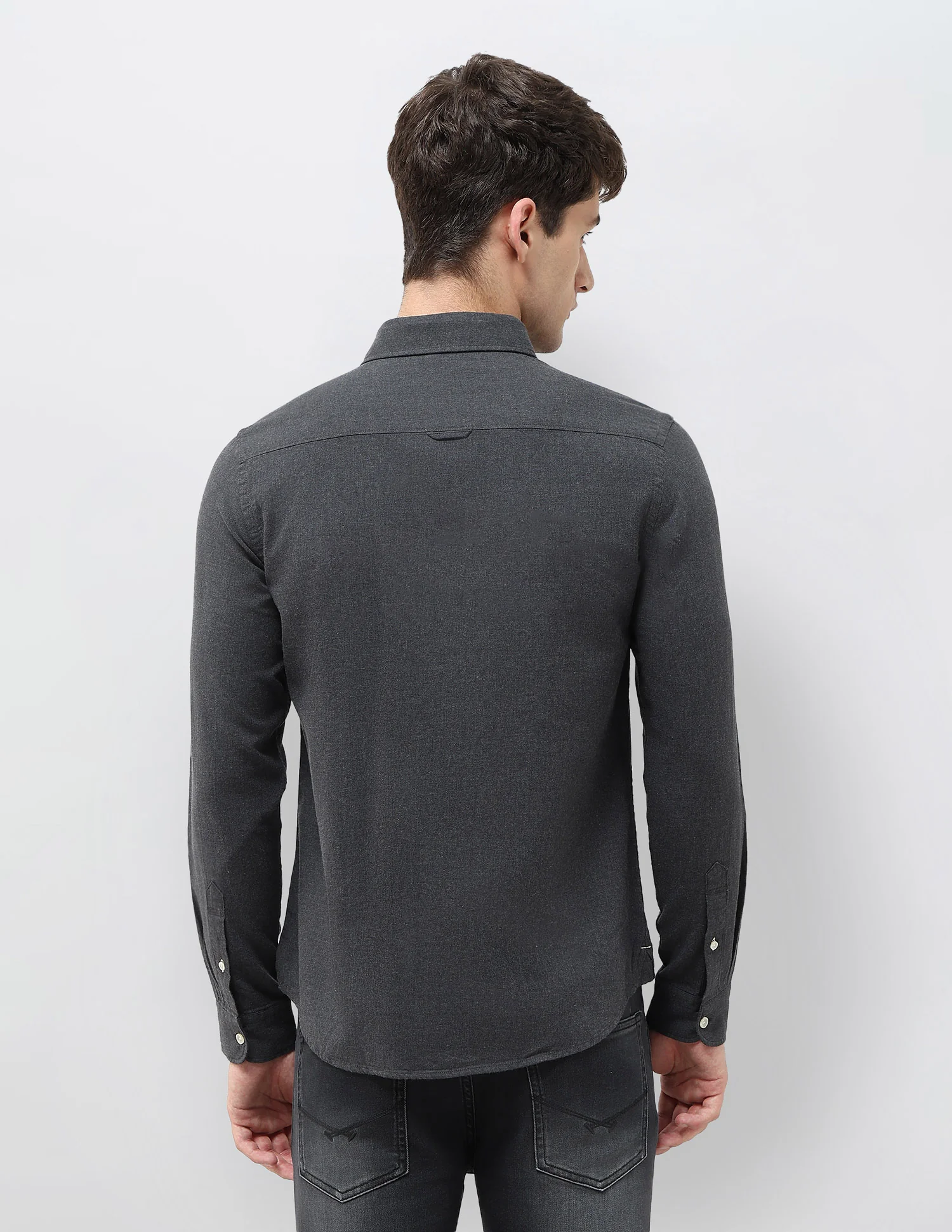 Solid Regular Fit Shirt - Image 5