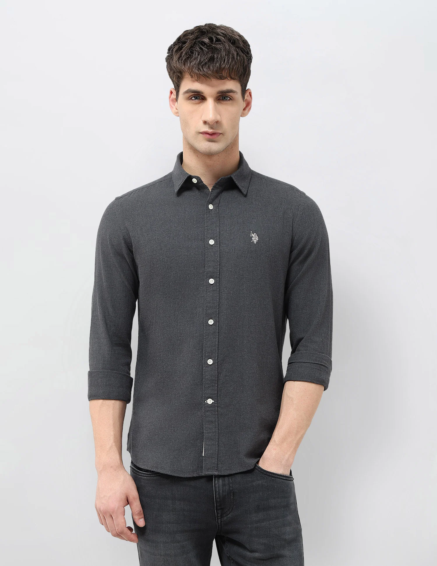 Solid Regular Fit Shirt - Image 6