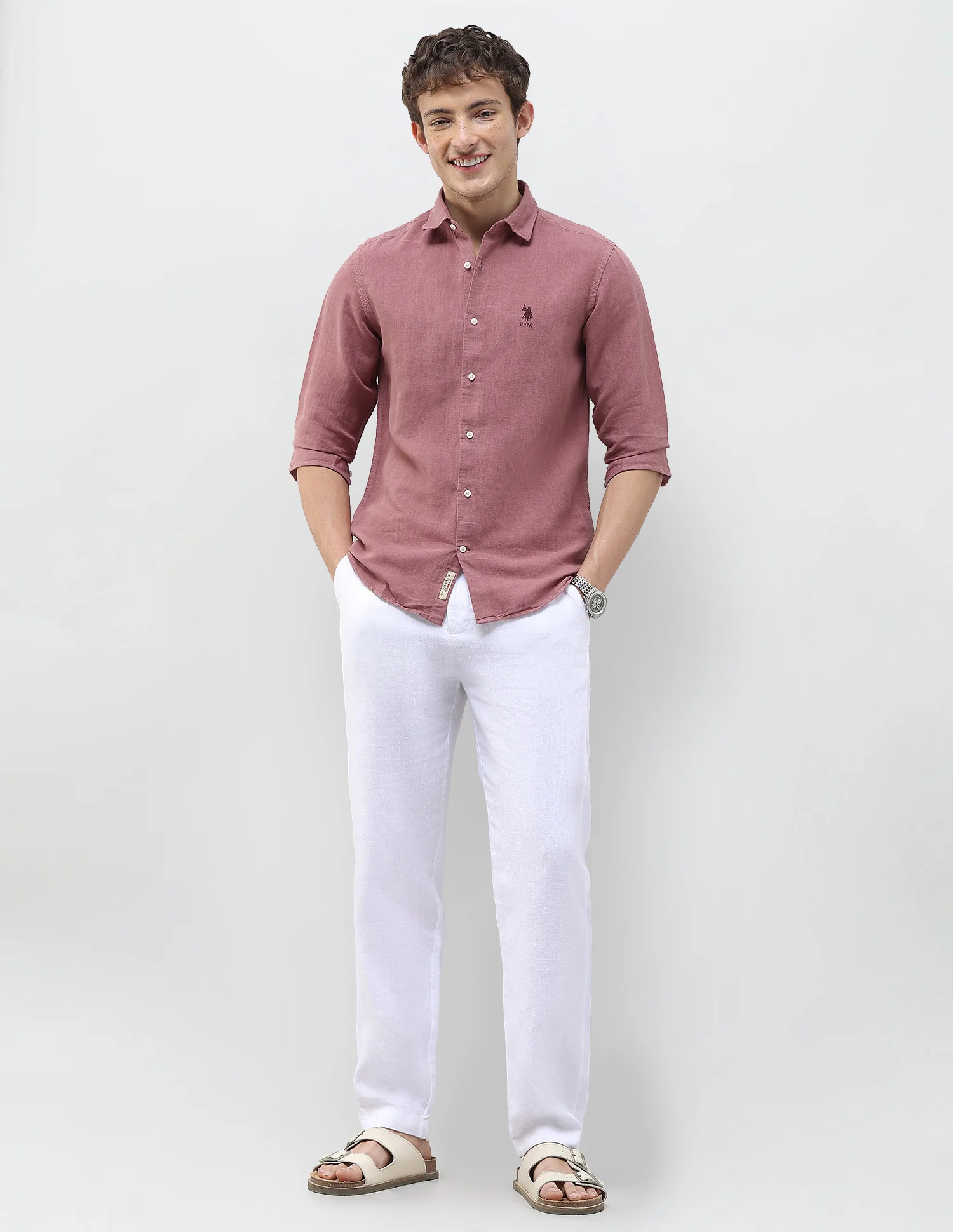 Solid Regular Fit Shirt - Image 3