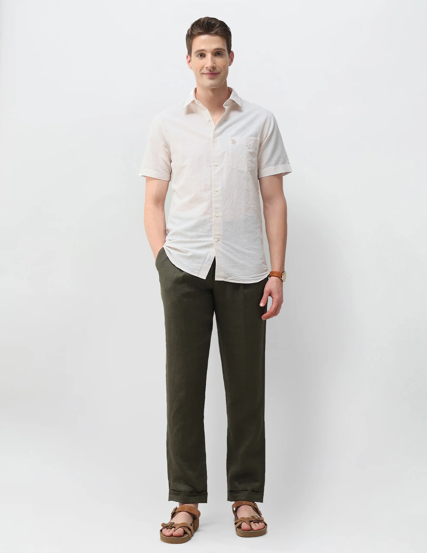 Solid Regular Fit Shirt - Image 3