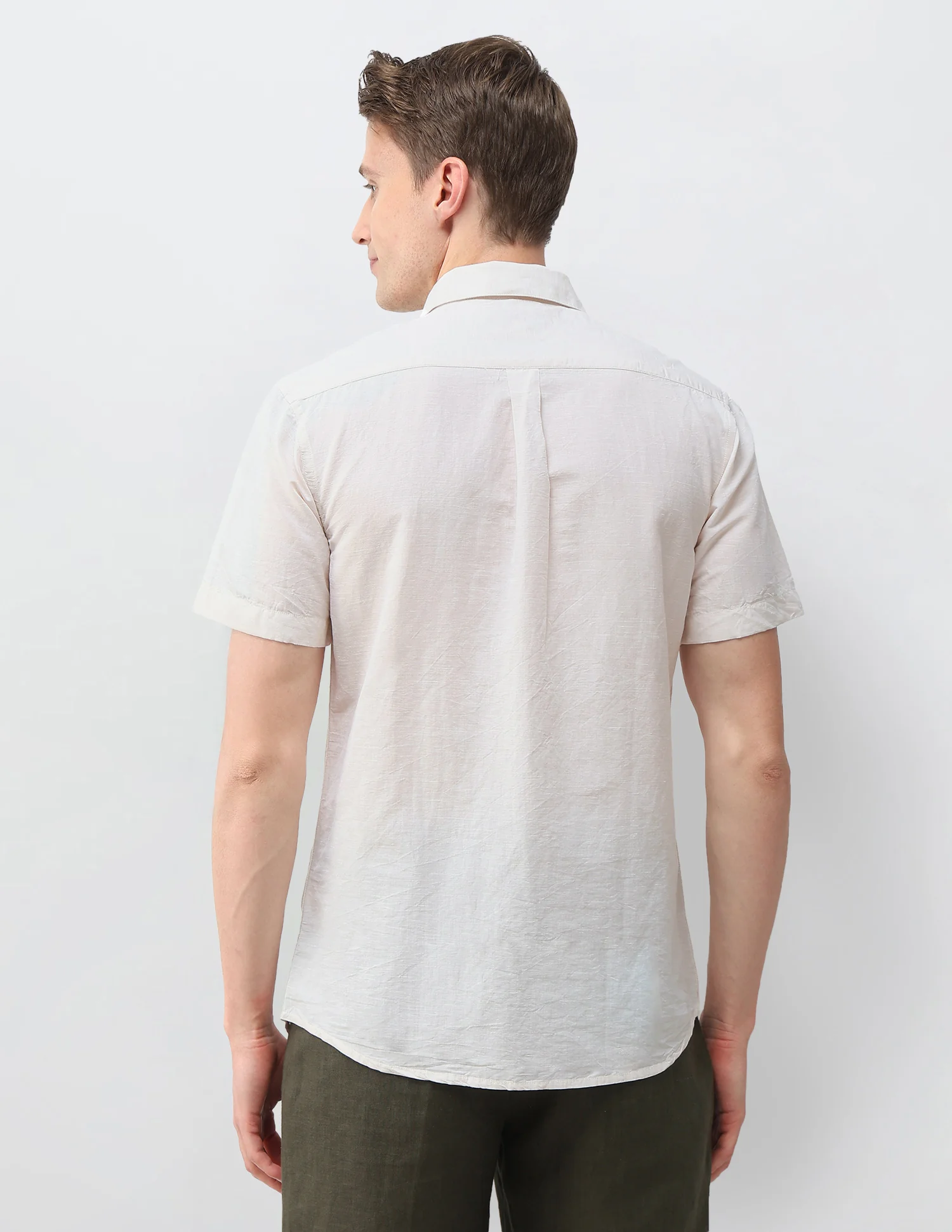 Solid Regular Fit Shirt - Image 5
