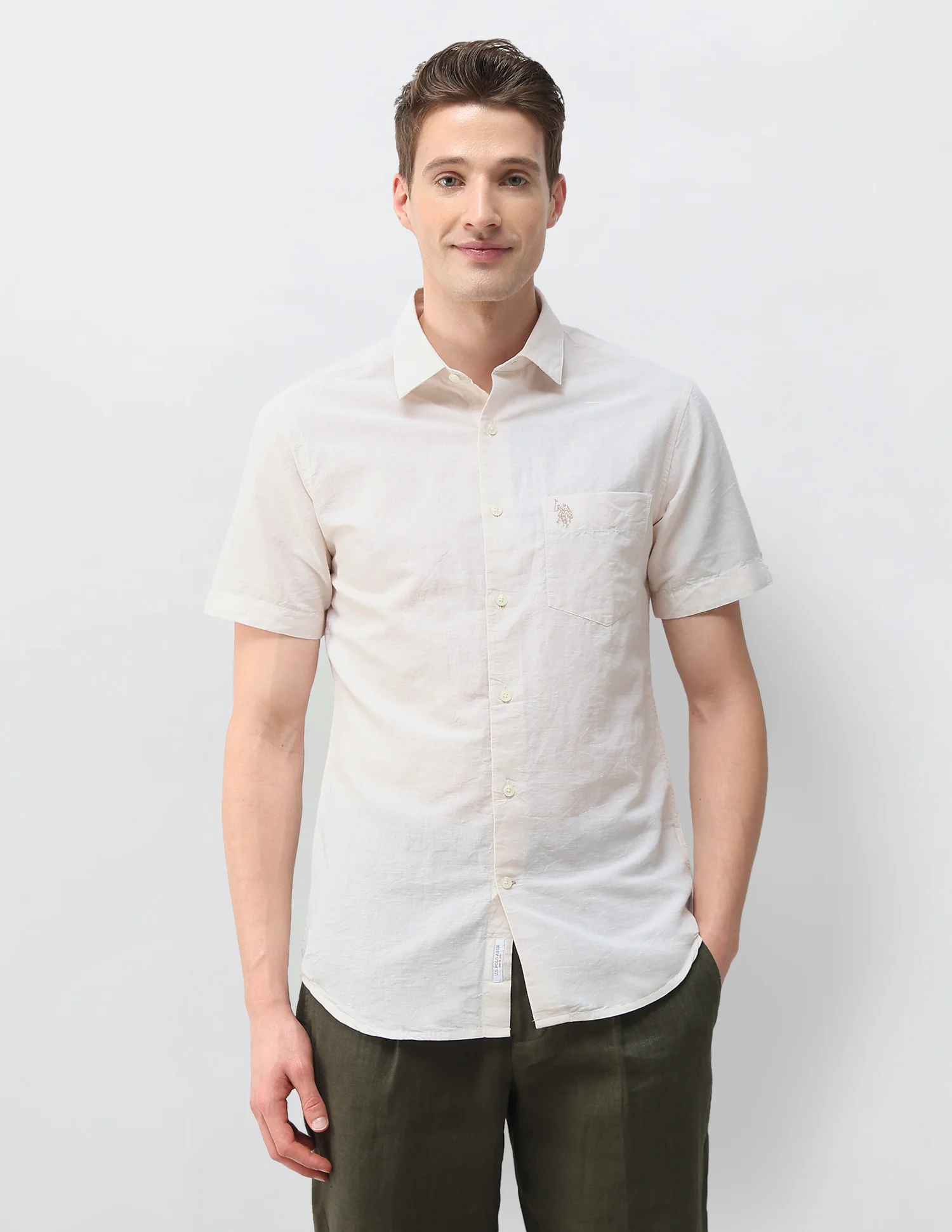 Solid Regular Fit Shirt - Image 6