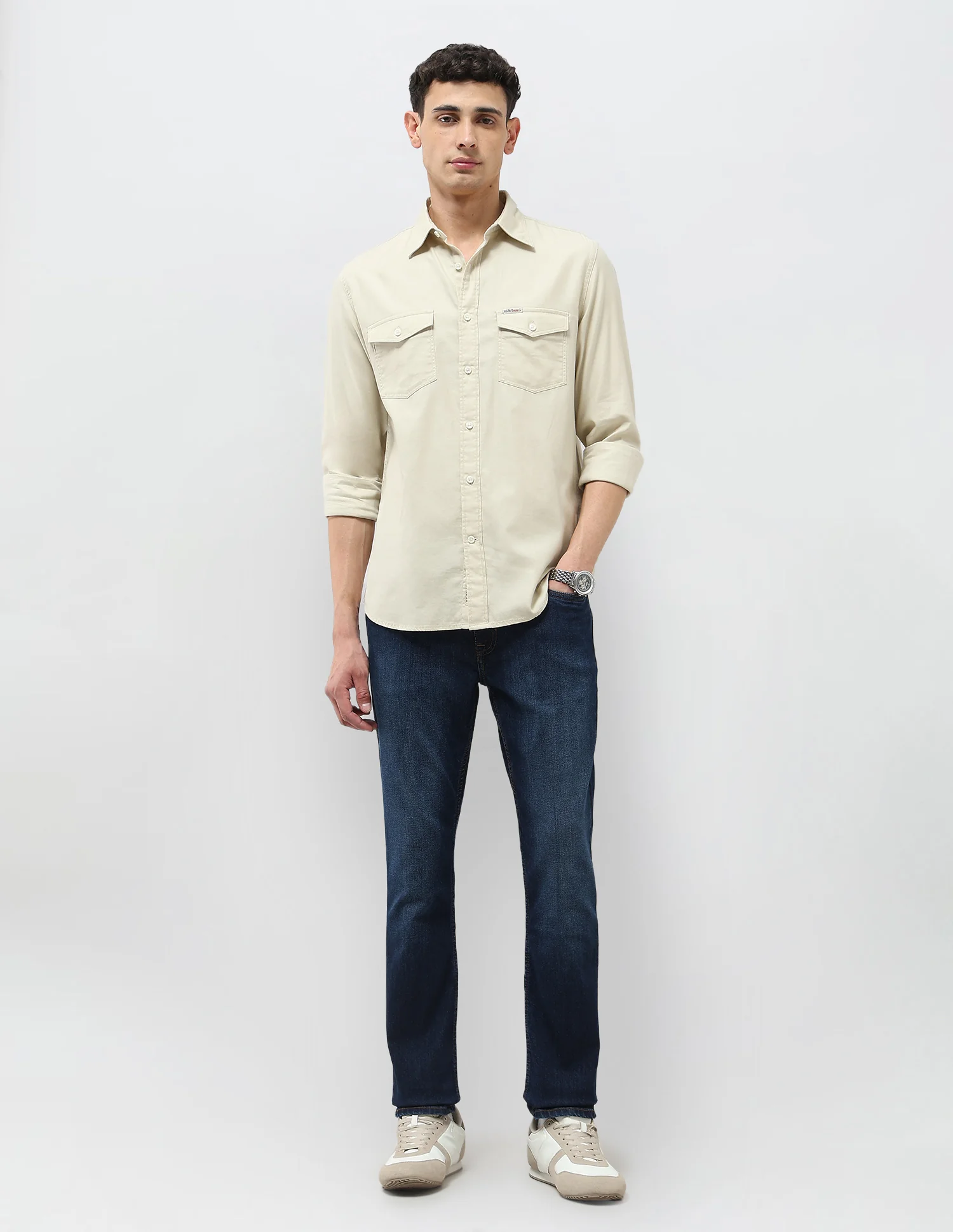 Solid Regular Fit Shirt - Image 3