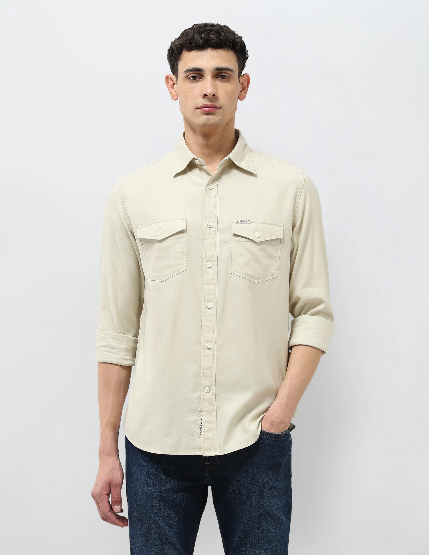Solid Regular Fit Shirt - Image 6