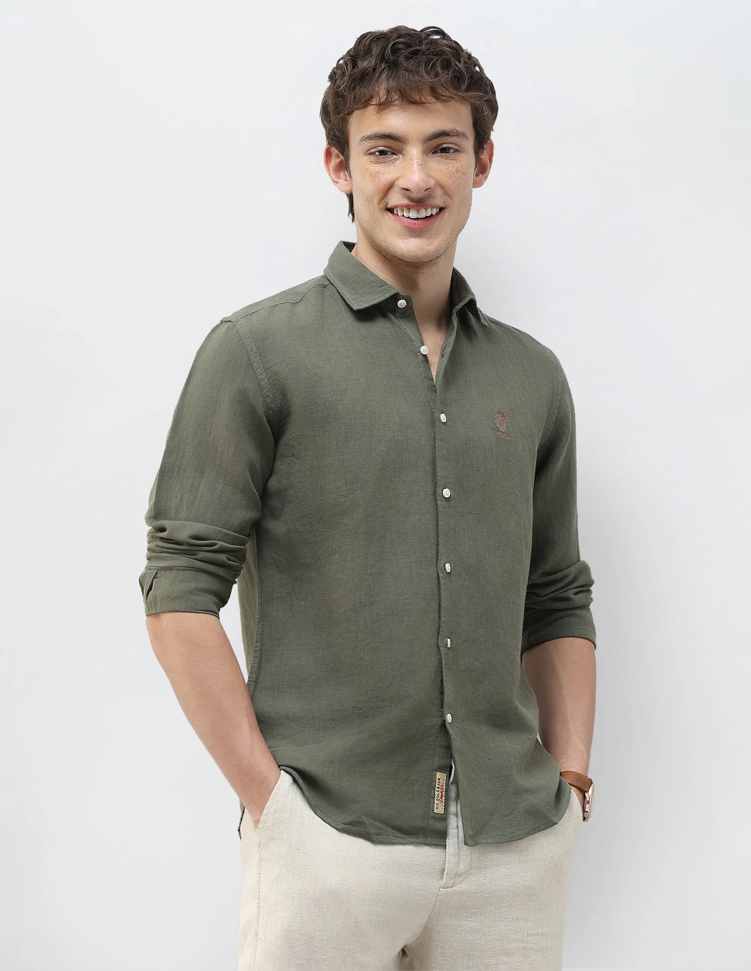 Solid Regular Fit Shirt