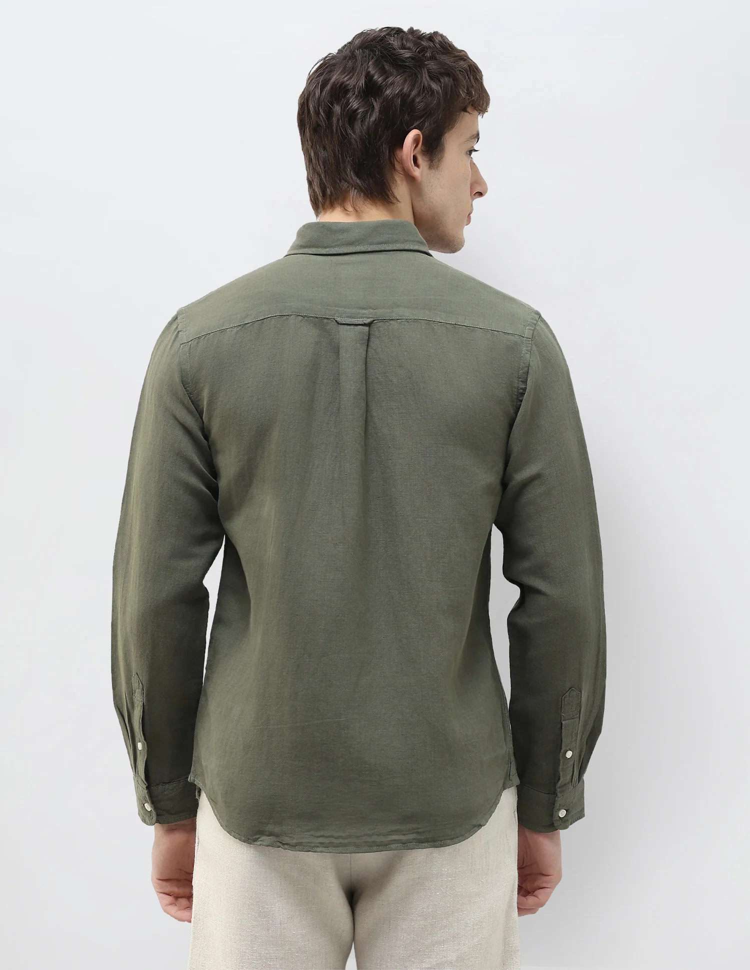 Solid Regular Fit Shirt - Image 5