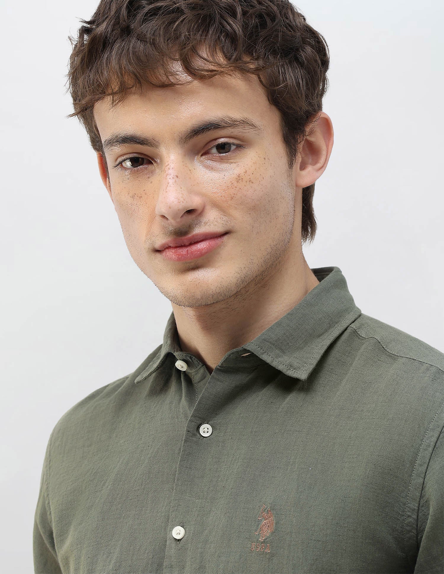 Solid Regular Fit Shirt - Image 7