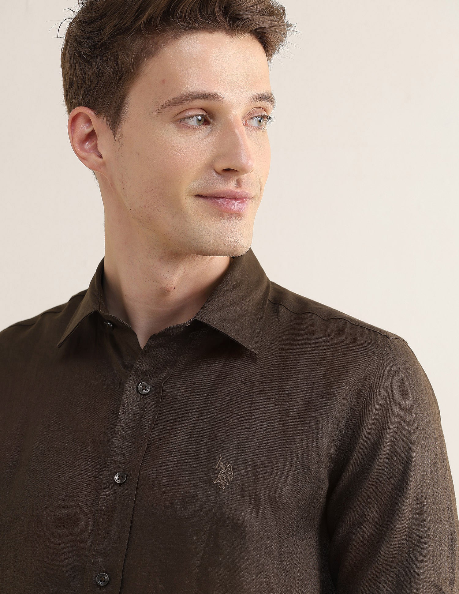 Solid Regular Fit Shirt - Image 7