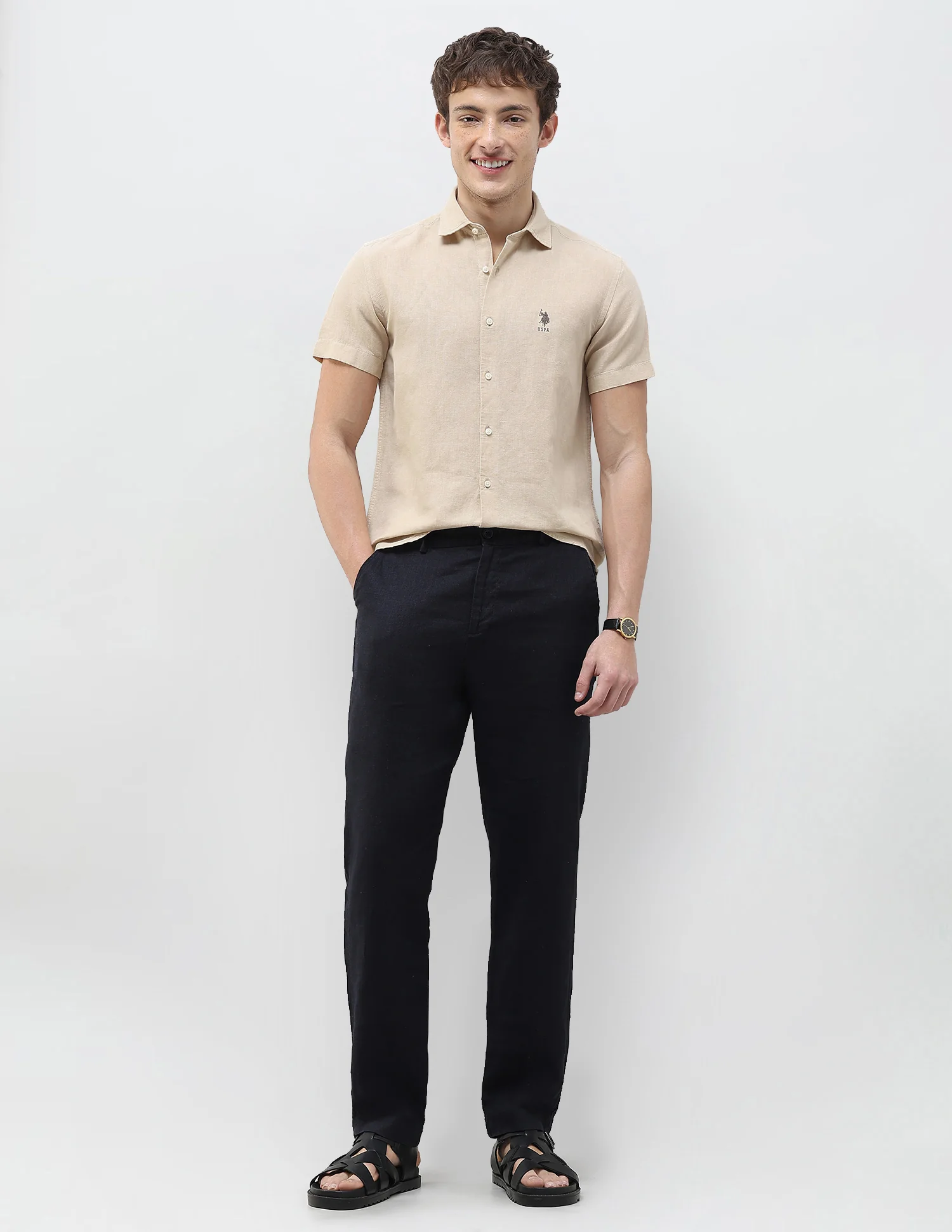Solid Regular Fit Shirt - Image 3