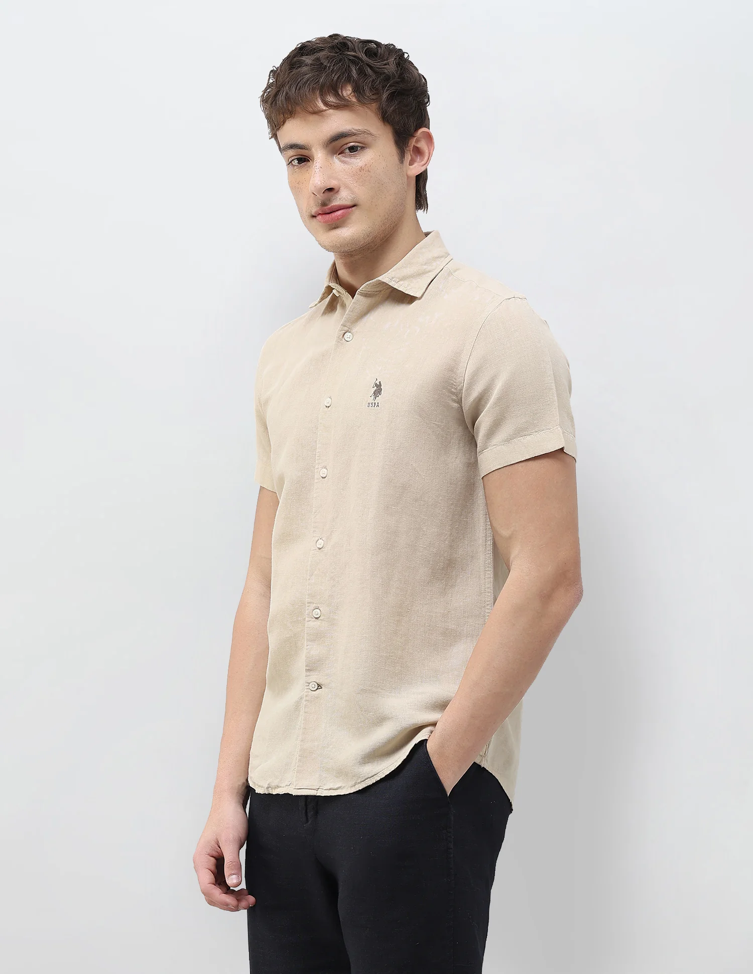 Solid Regular Fit Shirt - Image 4