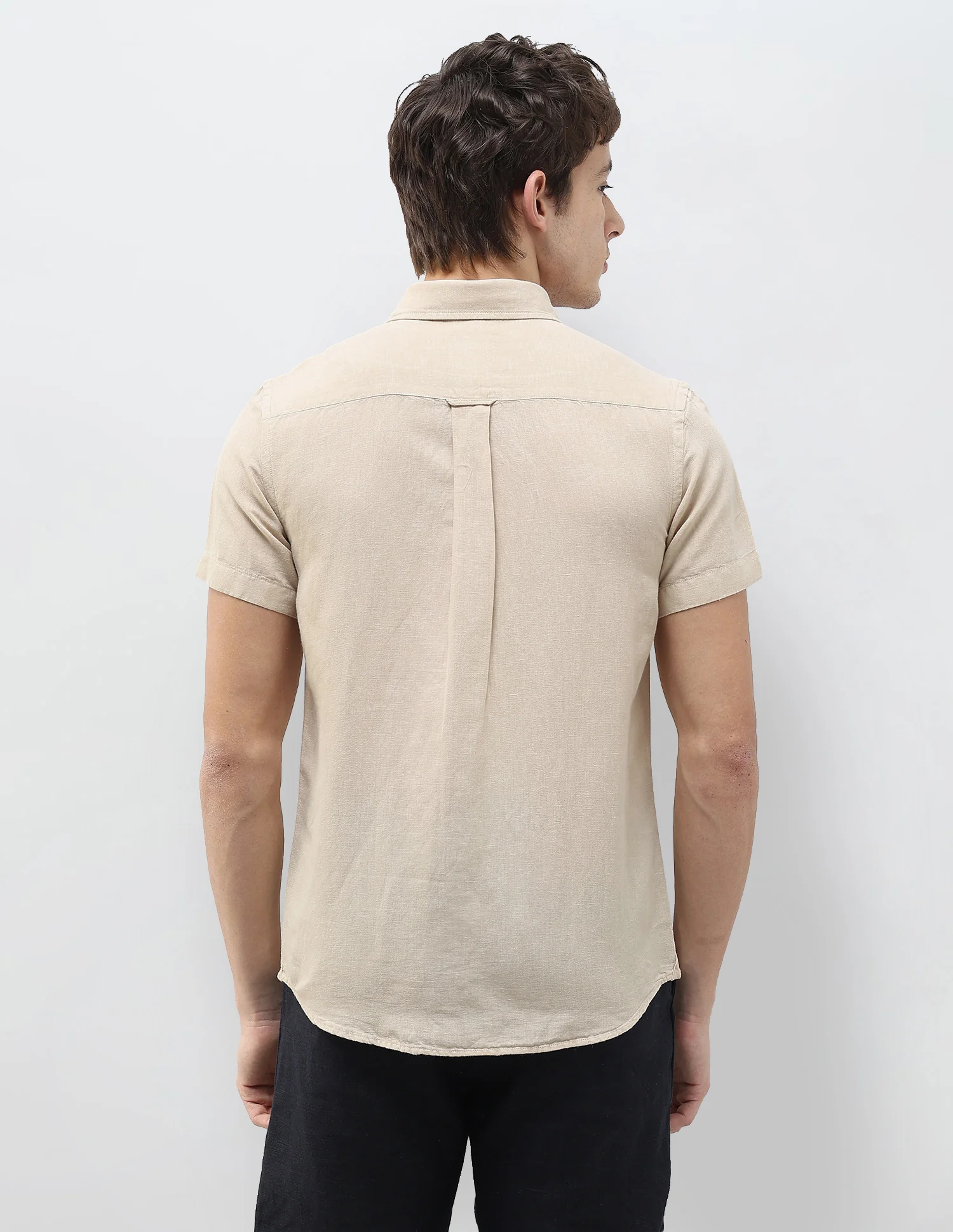 Solid Regular Fit Shirt - Image 5