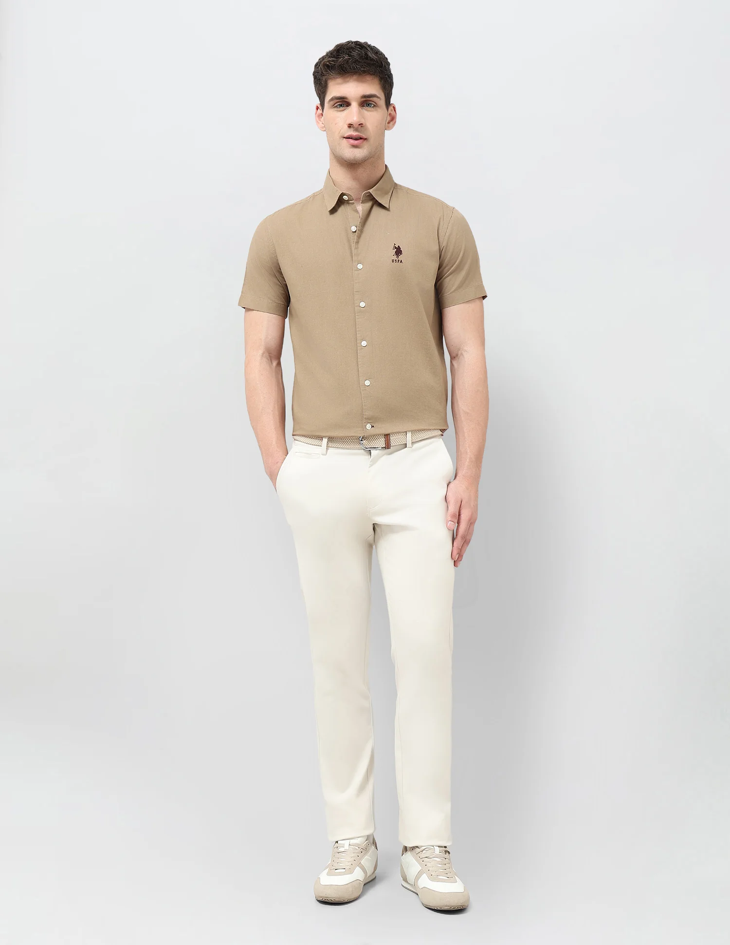 Solid Regular Fit Shirt - Image 3