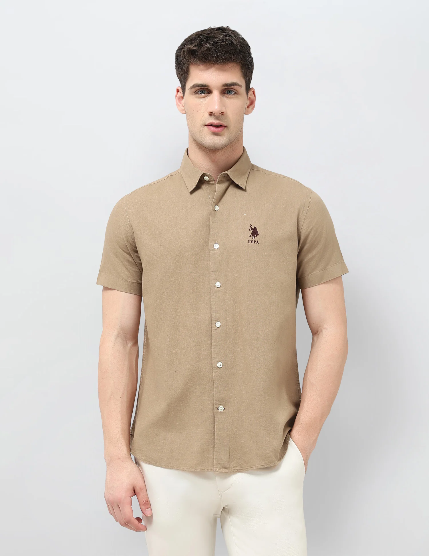Solid Regular Fit Shirt - Image 6