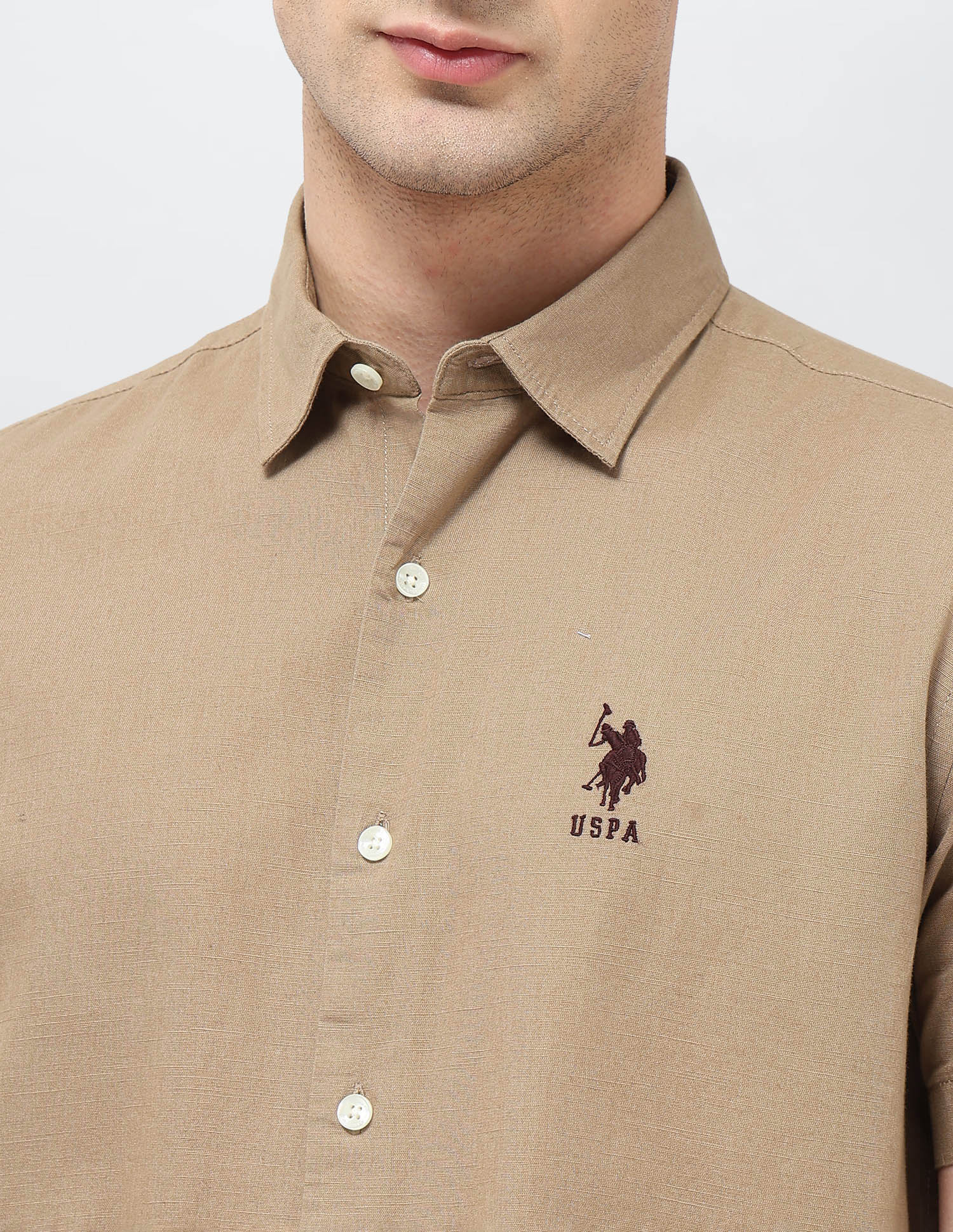 Solid Regular Fit Shirt - Image 7