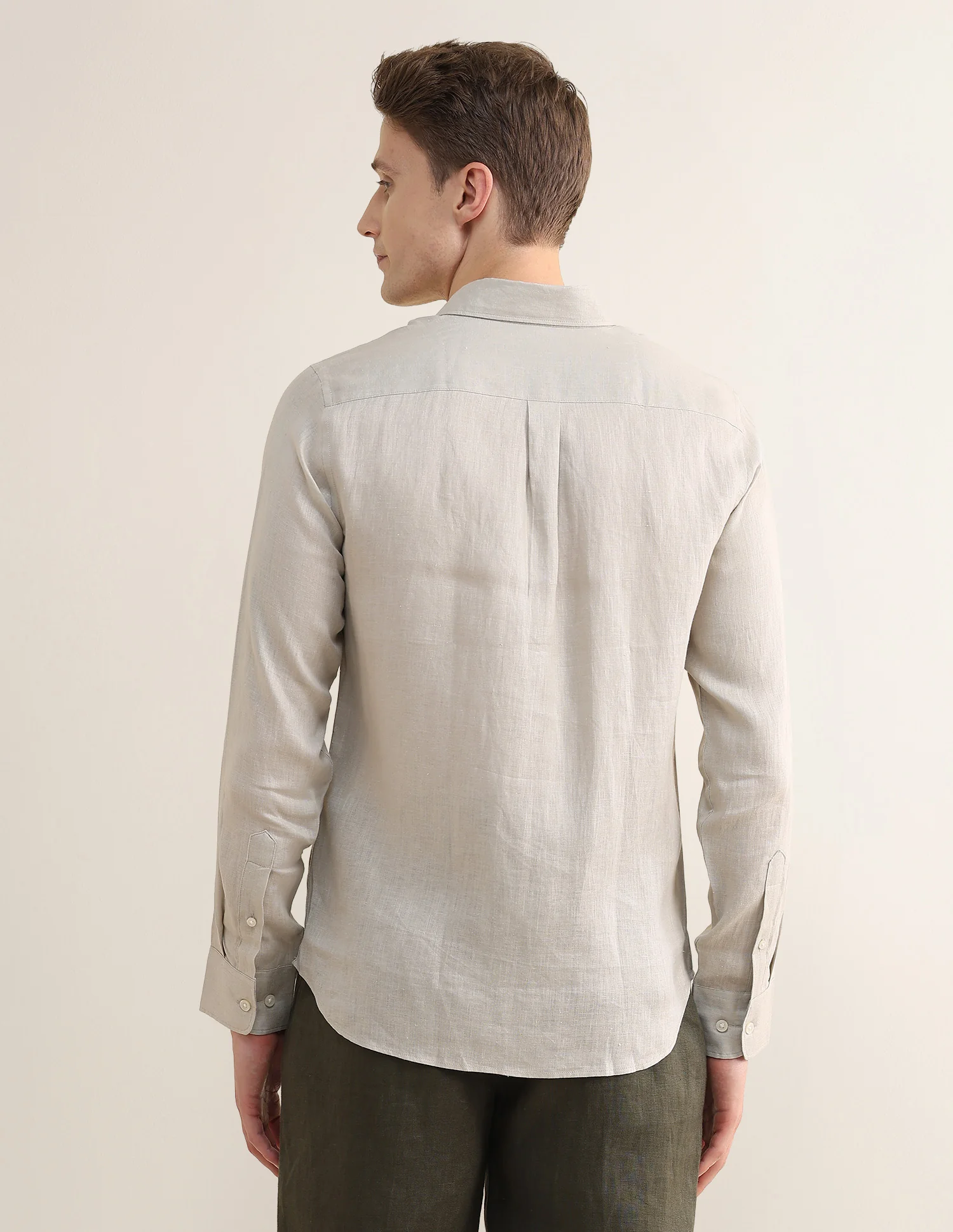 Solid Regular Fit Shirt - Image 5