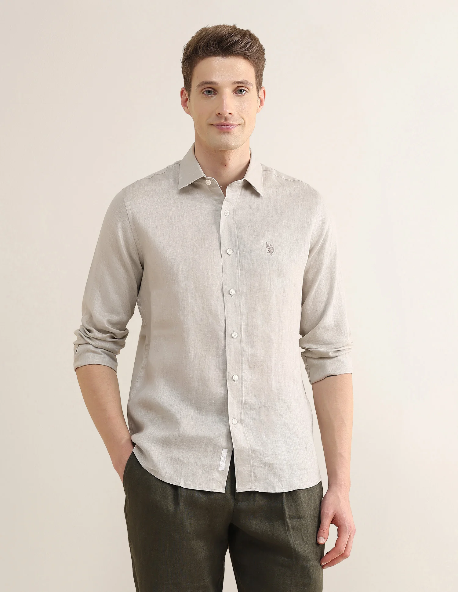 Solid Regular Fit Shirt - Image 6