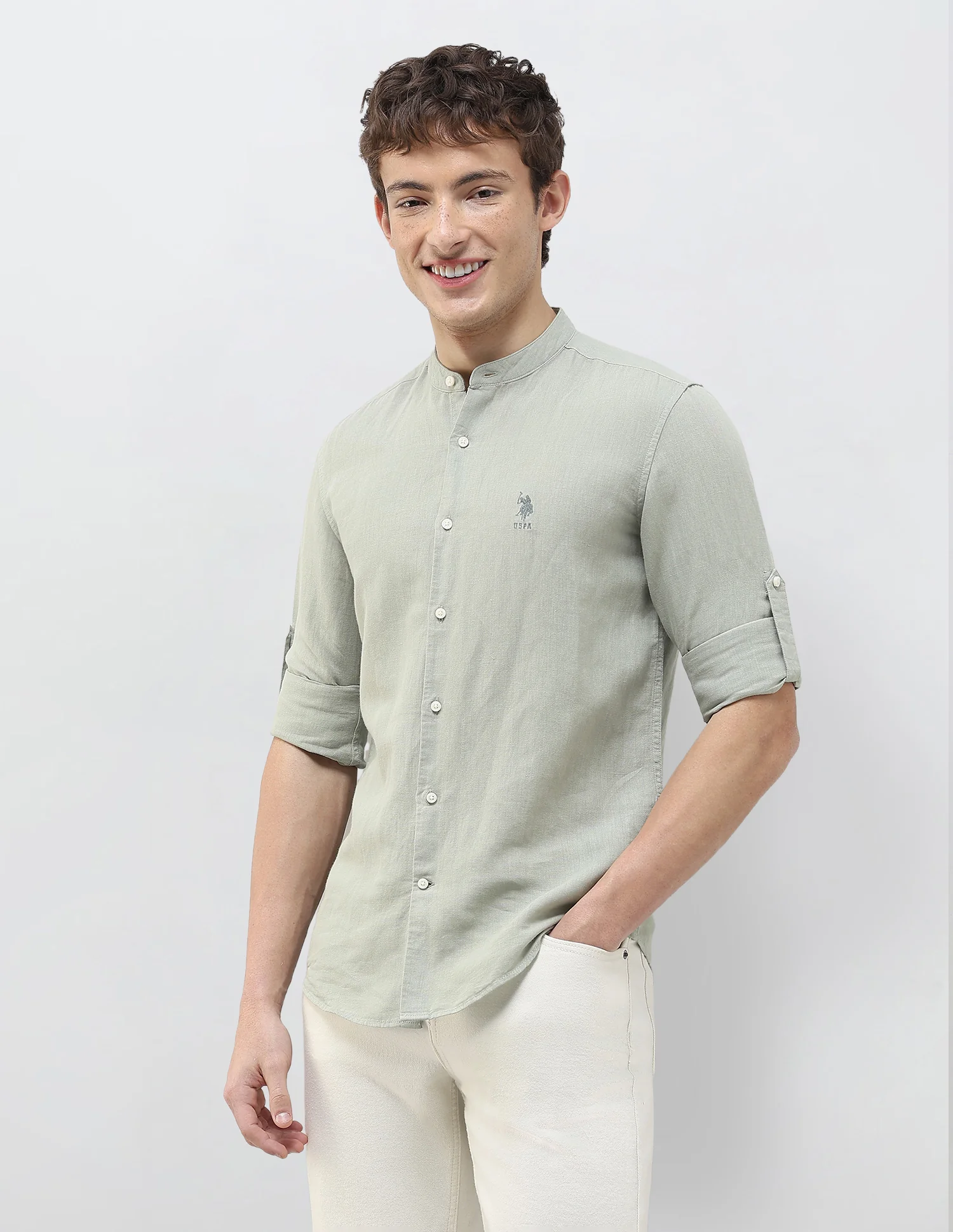 Solid Regular Fit Shirt - Image 4